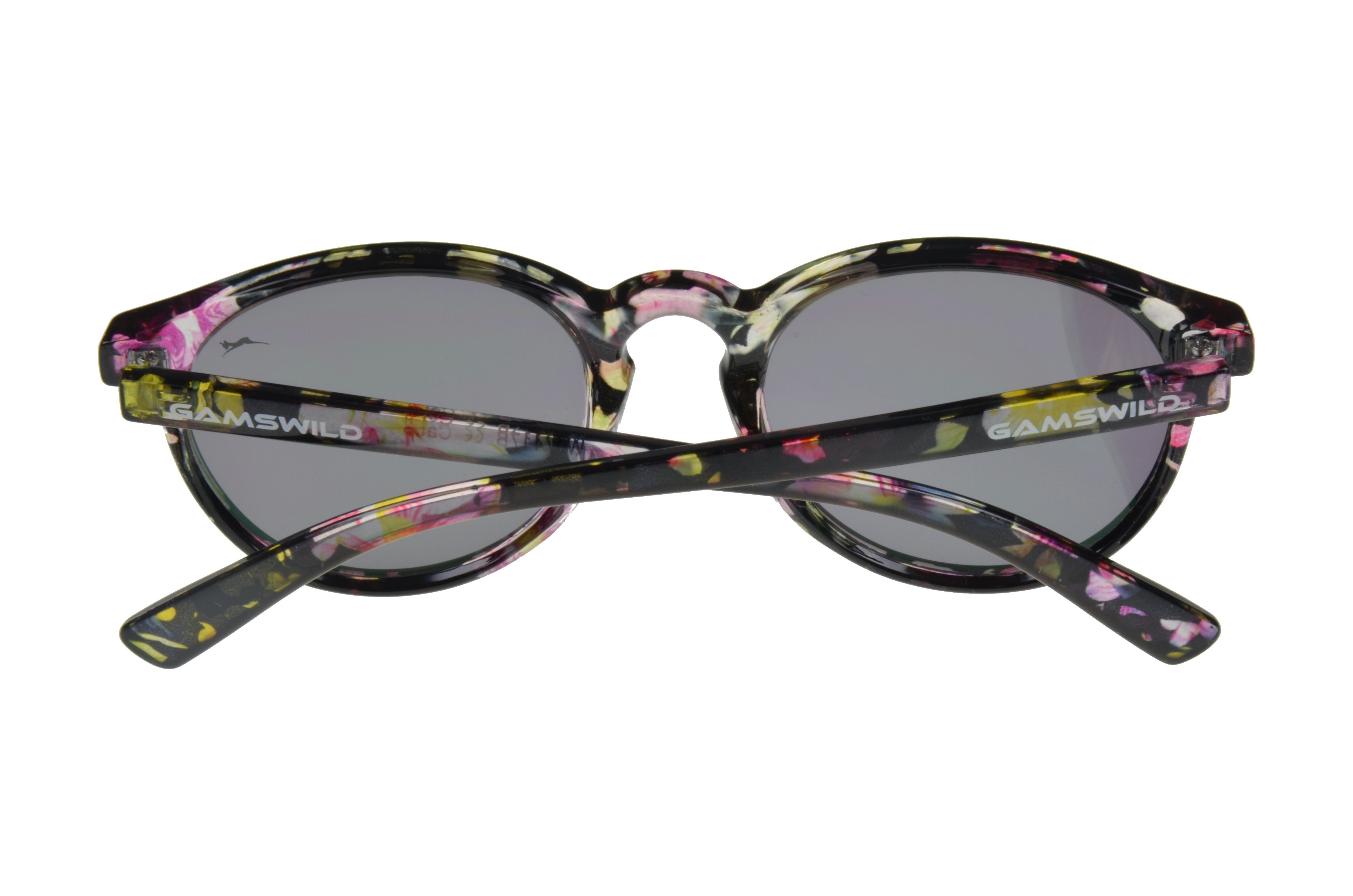 Sonnenbrille lila-gemustert kids, bunt Gamswild 5-12 GAMSKIDS WJ7417 bunt-gemustert, Jugendbrille Kinderbrille Mädchen gemustert Jahre