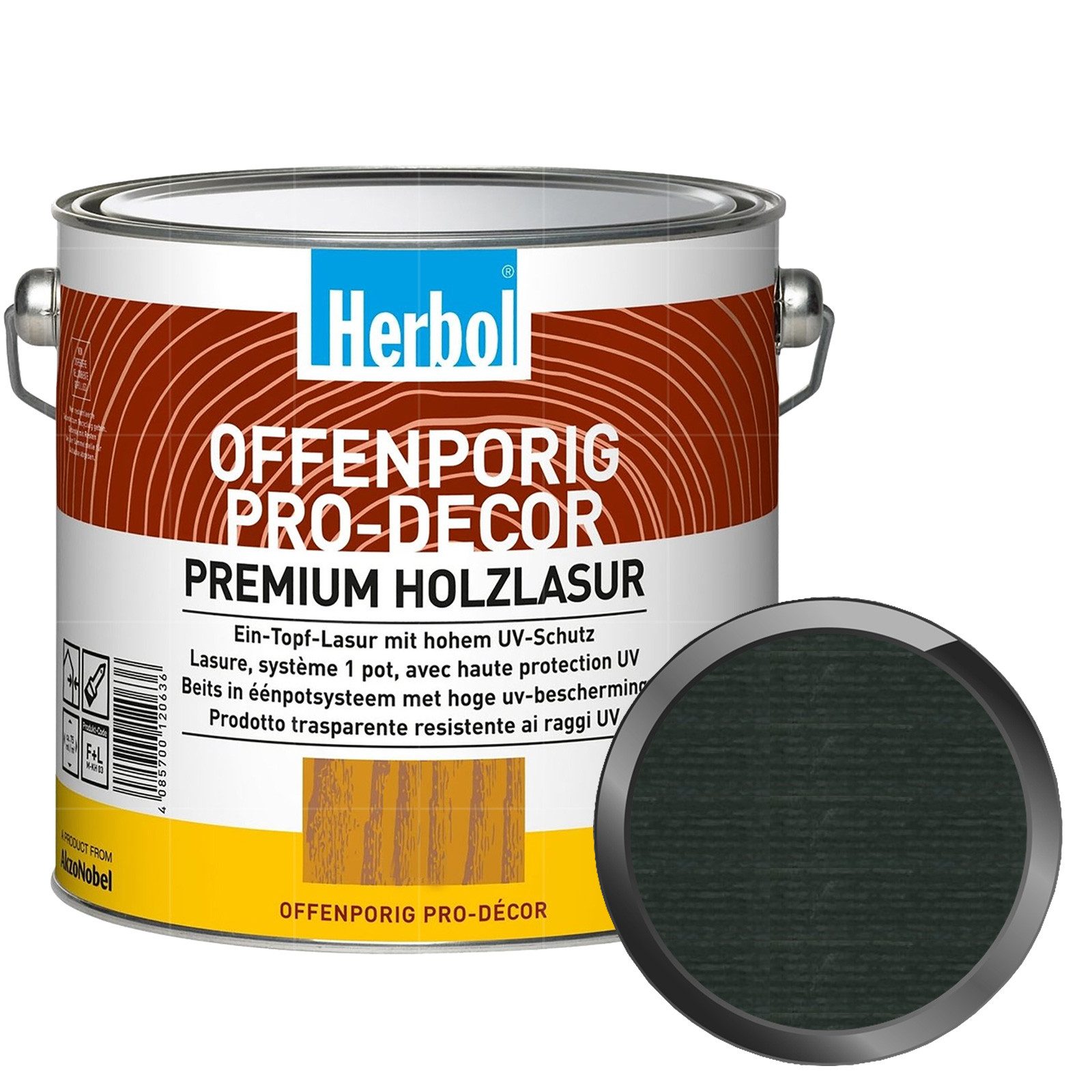 Herbol Lasur Offenporig Pro-Decor - 0.75 Ltr