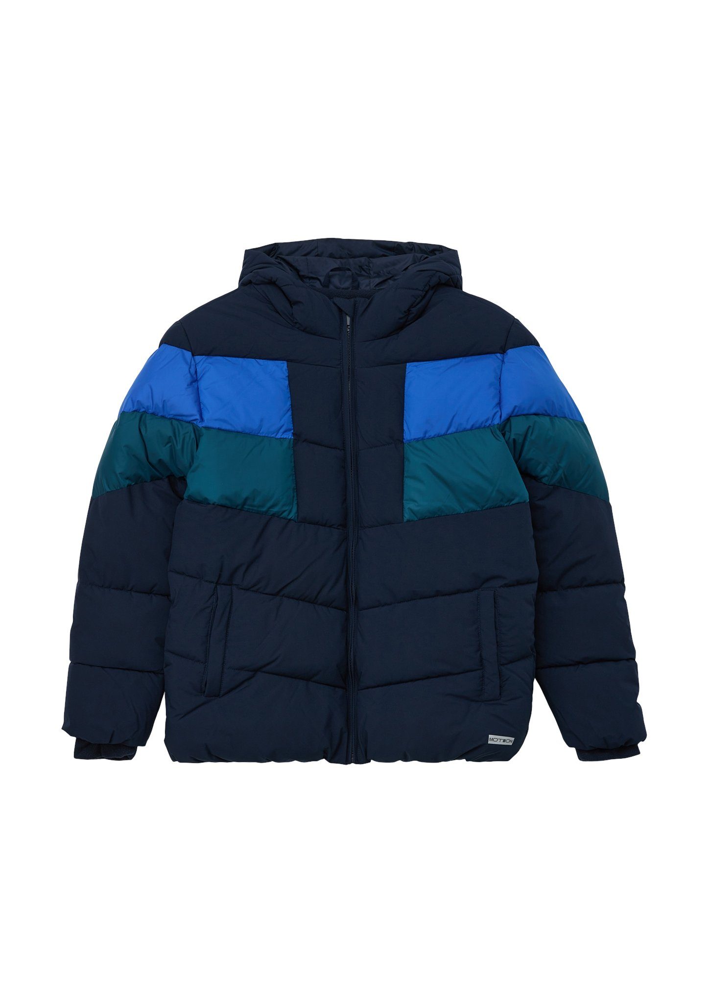 mit blue Steppjacke s.Oliver Junior Print-Detail