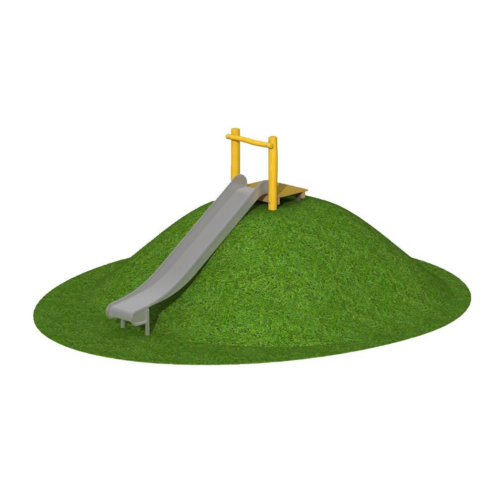Europlay Rutsche Hangrutsche mit Podest, Für Schule, Kindergärten, Spielplätze