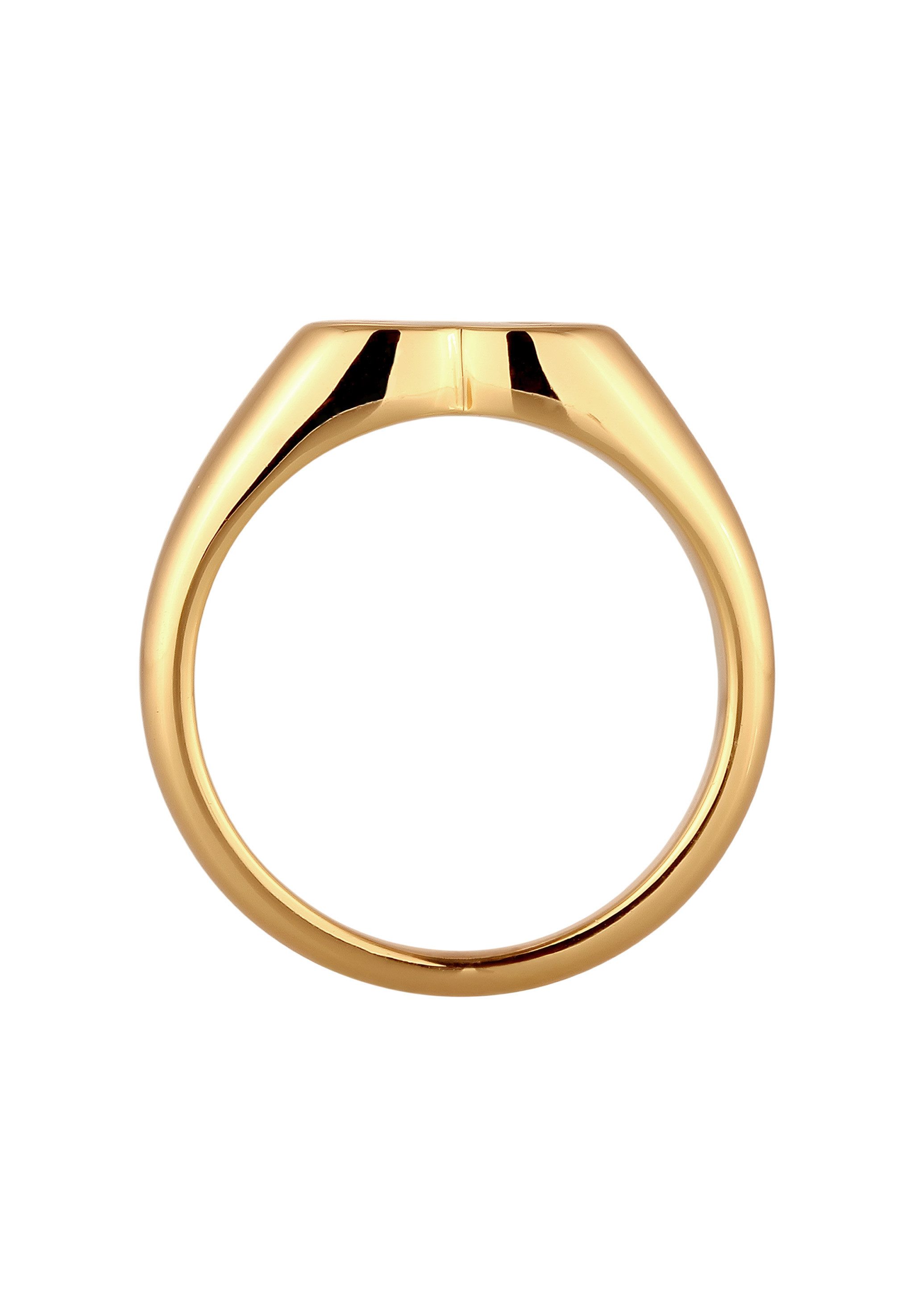 Elli Siegelring Siegelring Herz Goldfarben für Damen