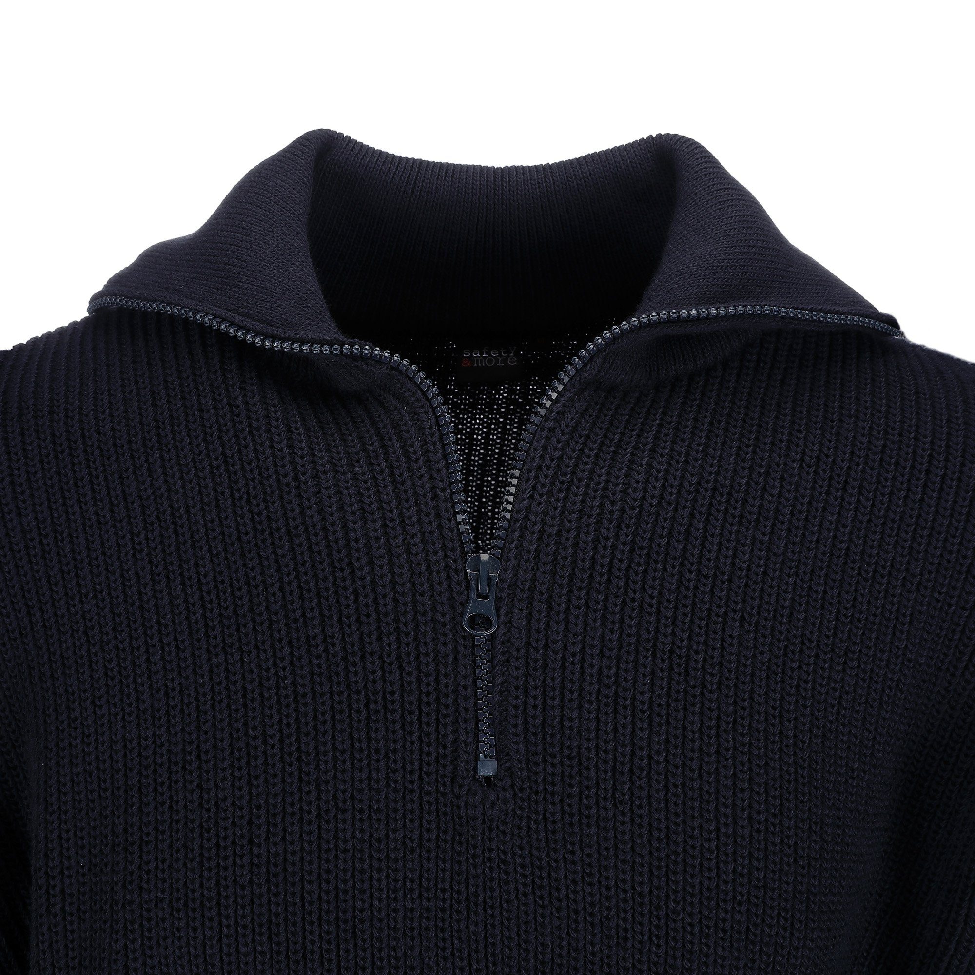 modAS Troyer 1060 Unisex Seemannspullover Basic - Pullover Damen Herren Reißverschluss