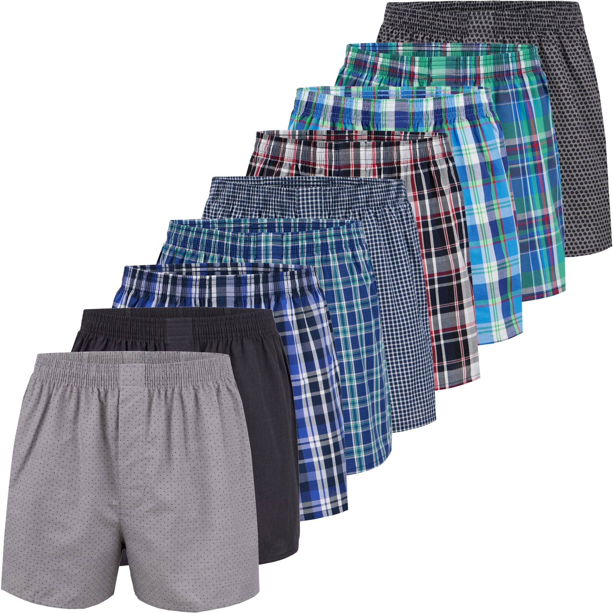 Boxershorts City Life 3er, 6er, 9er Pack Herren Shorts Boxer Webboxer Sparp. S-4XL