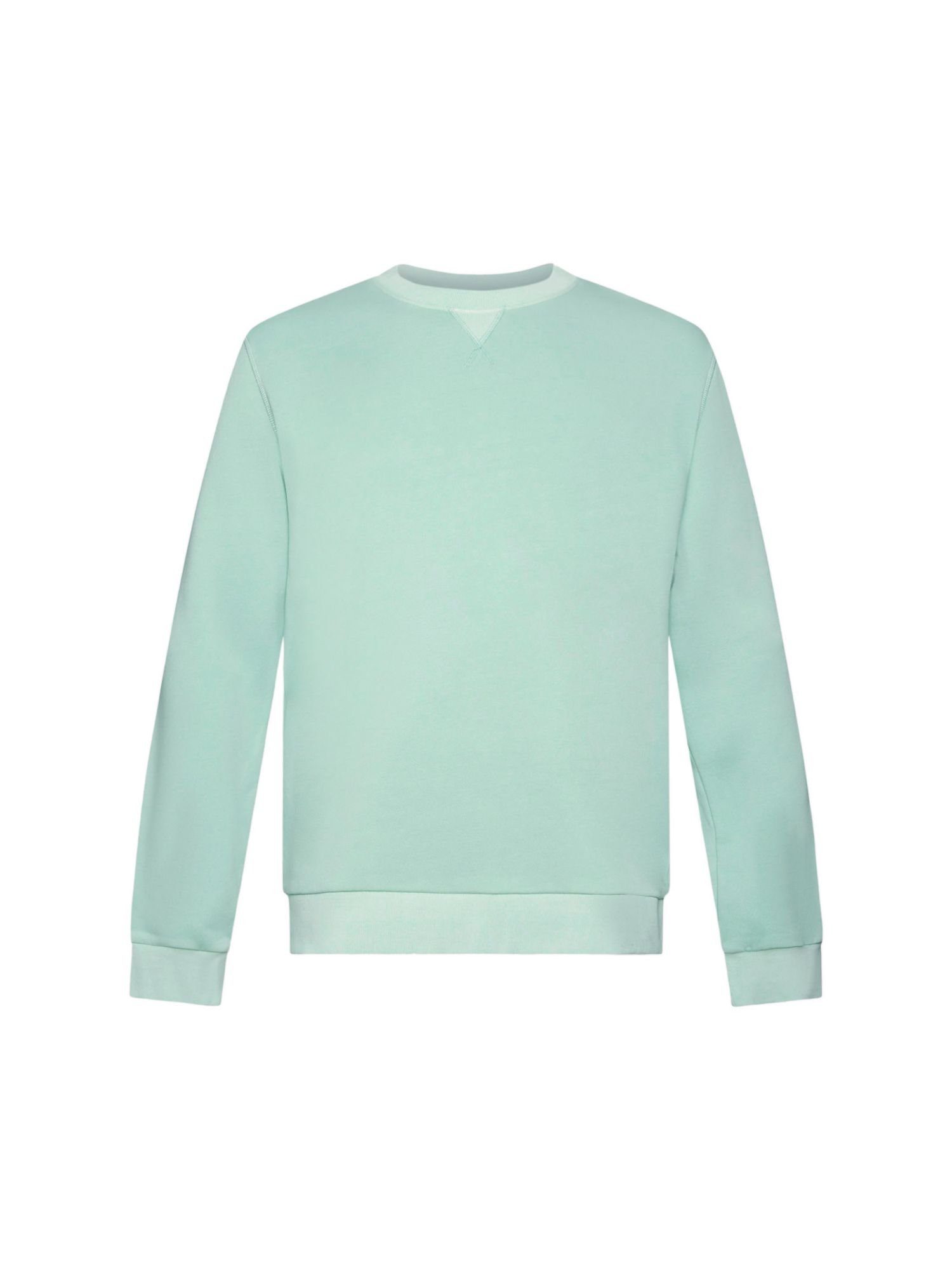Esprit Sweatshirt Unifarbenes Sweatshirt im Regular Fit (1-tlg) LIGHT AQUA GREEN