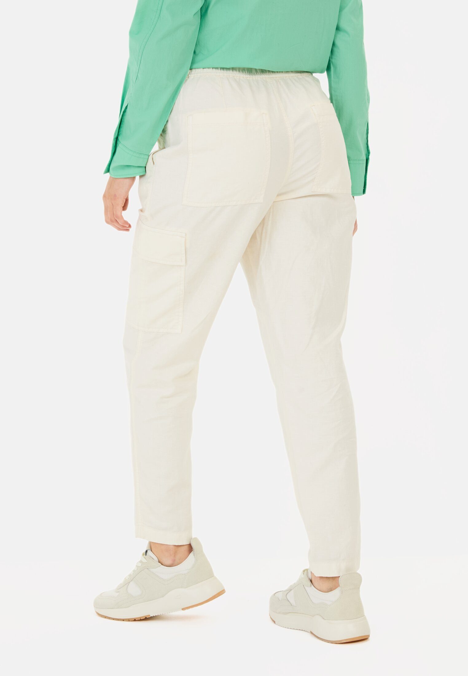 camel active Stoffhose aus Leinenmix (1-tlg) günstig online kaufen
