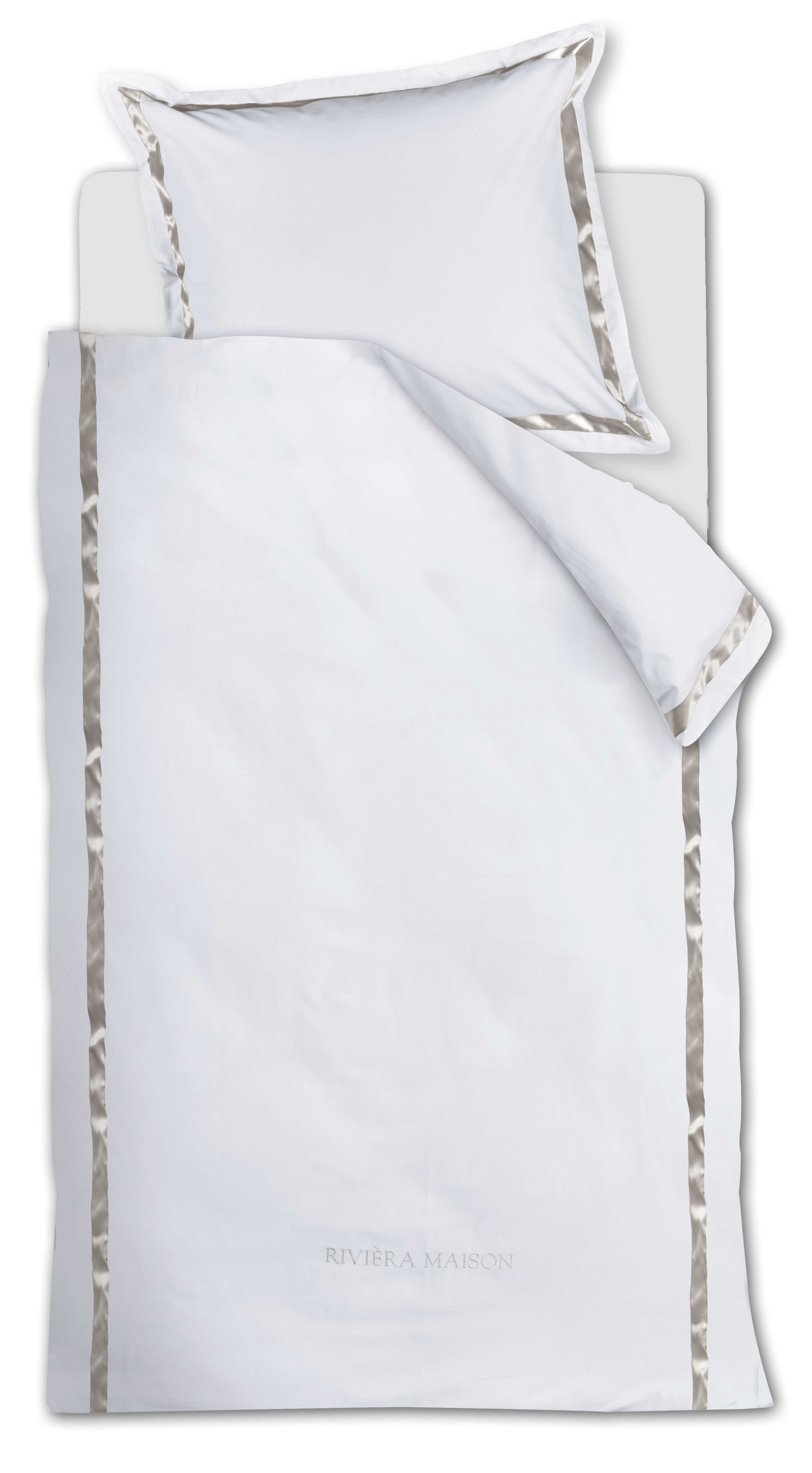 Rivièra Maison Bettwäsche Rivièra Maison, Bettwäsche Set, Whisper, 2 teilig