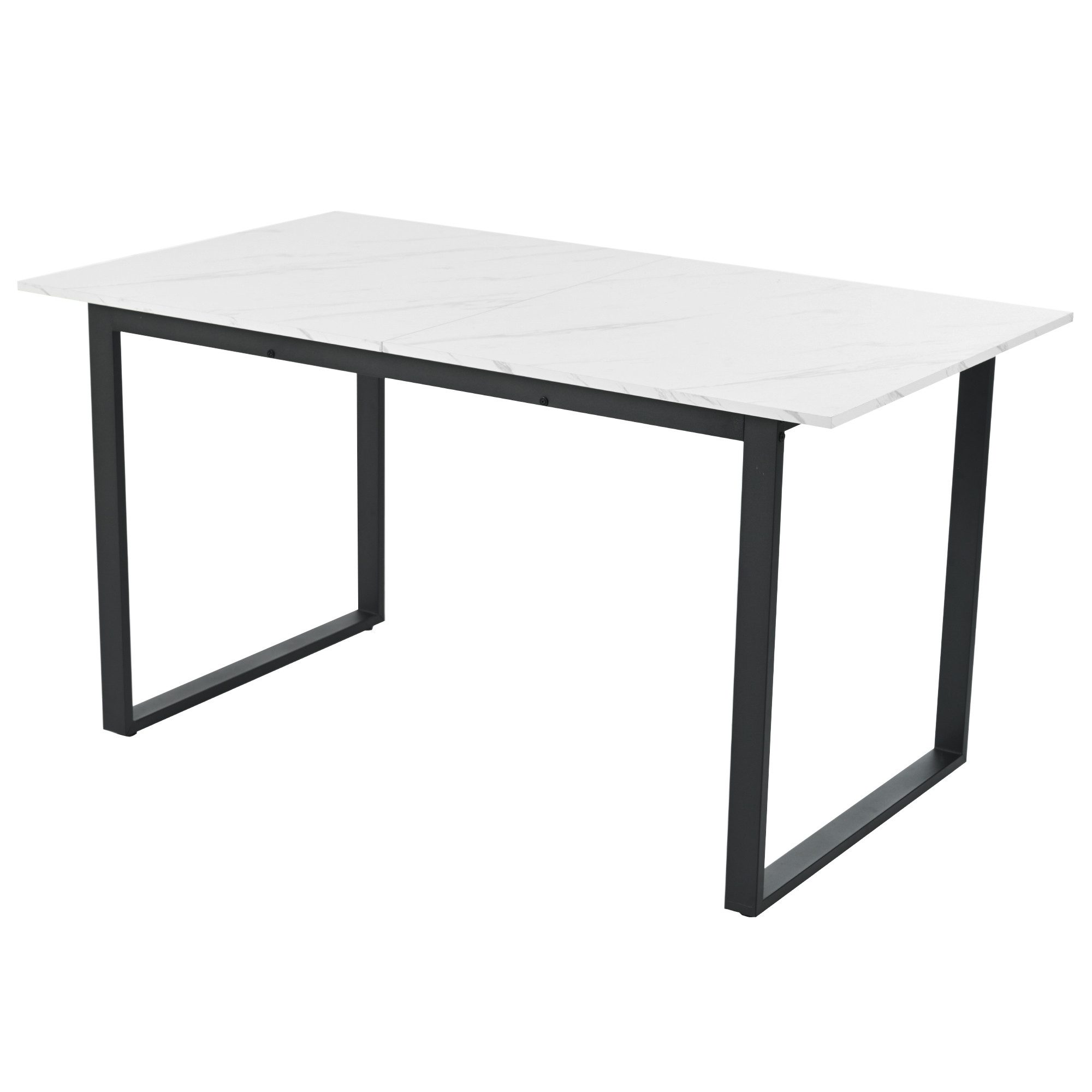 MODFU Esstisch Esstisch Teleskoptisch,Moderne Esstisch,mit Marmoroptik,Esst günstig online kaufen