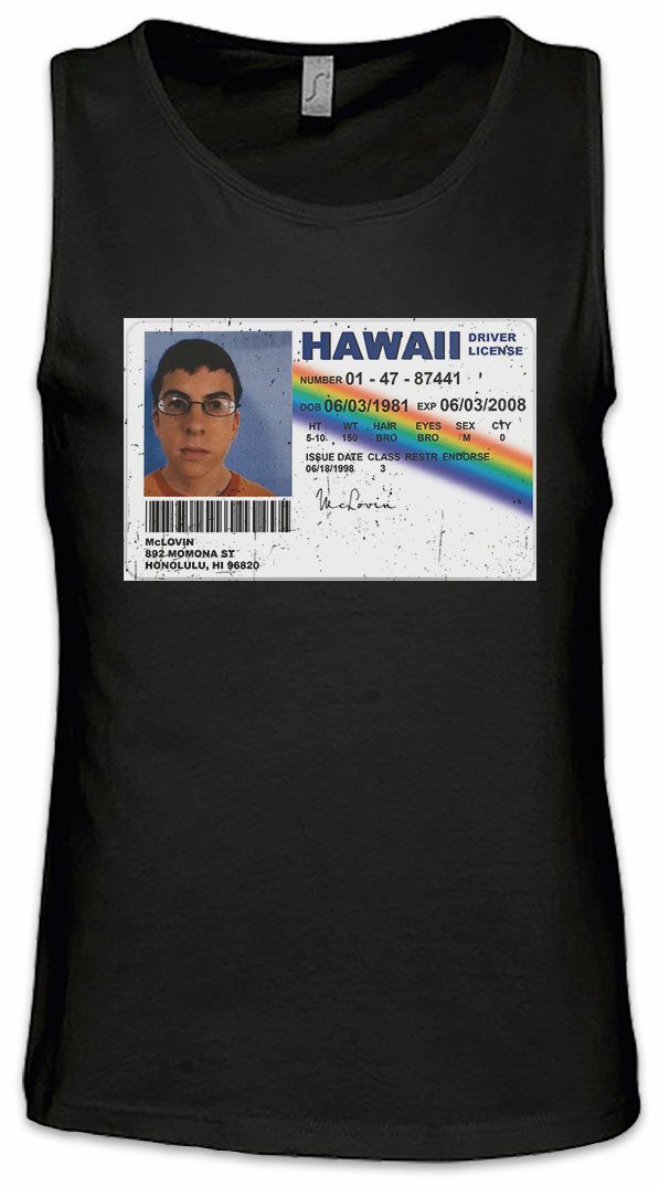 Tanktop McLovin Ärmelloses T-Shirt Superbad Film Teenie Komödie Highschool