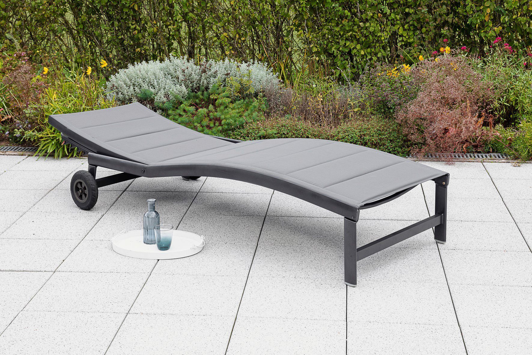 MERXX Gartenliege San Marino, 1 St., Aluminium