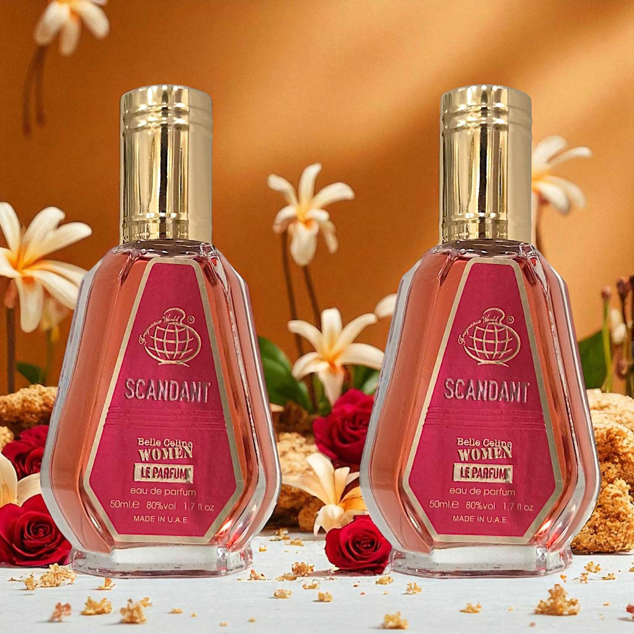 Fragrance World Eau de Parfum Fragrance World SCANDANT Belle Celine Women Le Parfum Eau de Parfum 2x