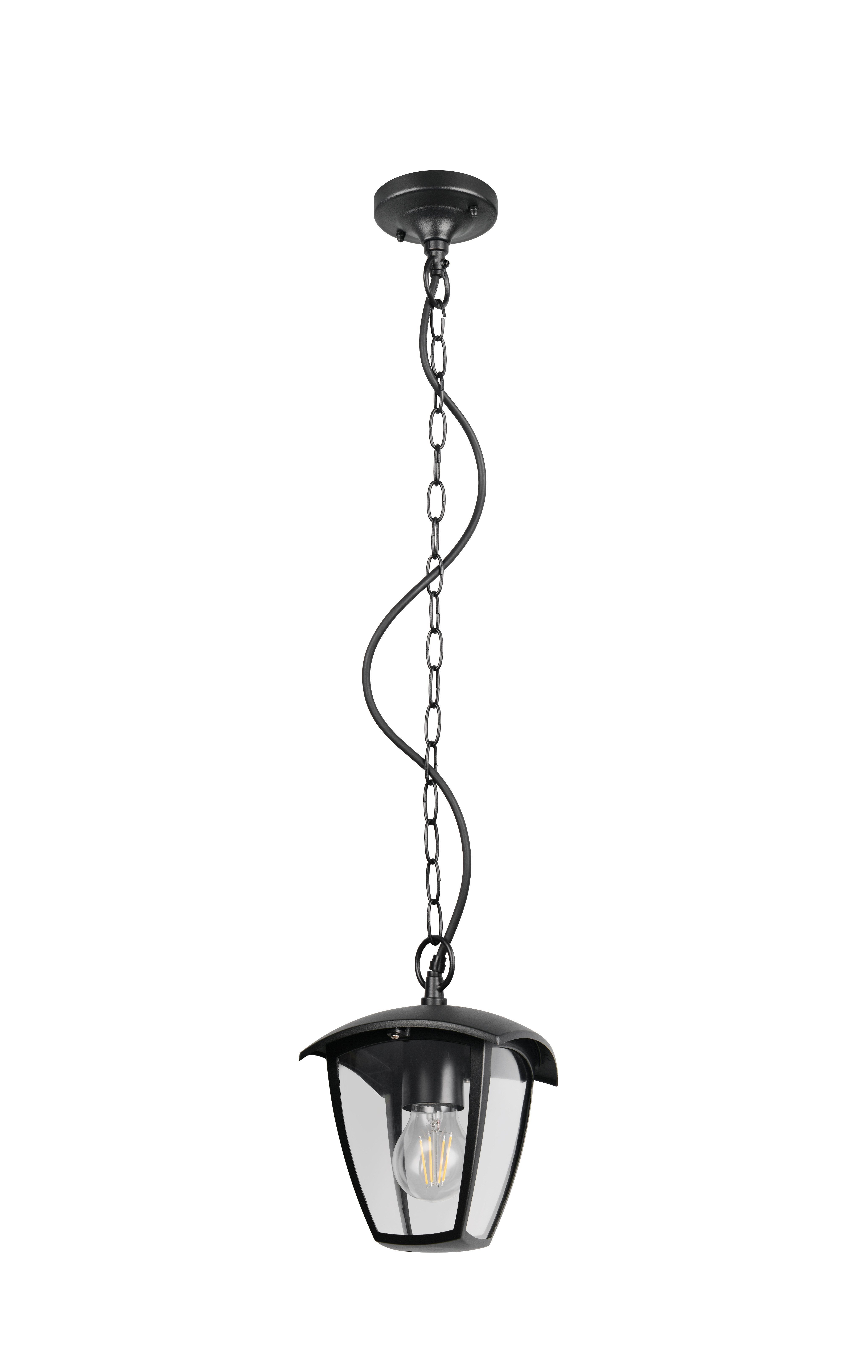 lightling Außen-Deckenleuchte Vera, ohne Leuchtmittel, hochwertiges Druckguss-Aluminium, IP44 Schutz, 80 cm