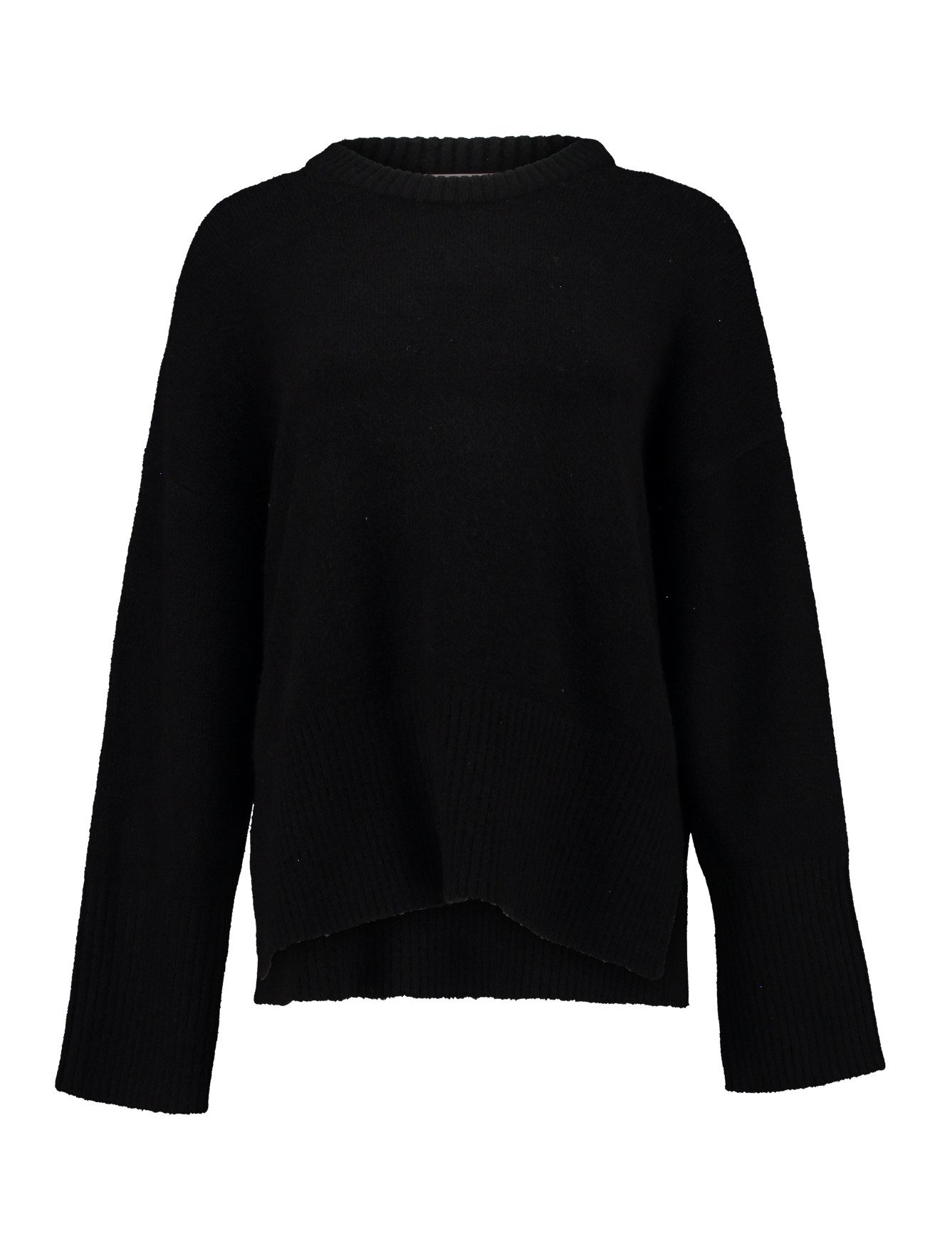 HaILY’S Longpullover Gemütlicher Basic-Pullover mit Rippdetails (1-tlg) LS günstig online kaufen