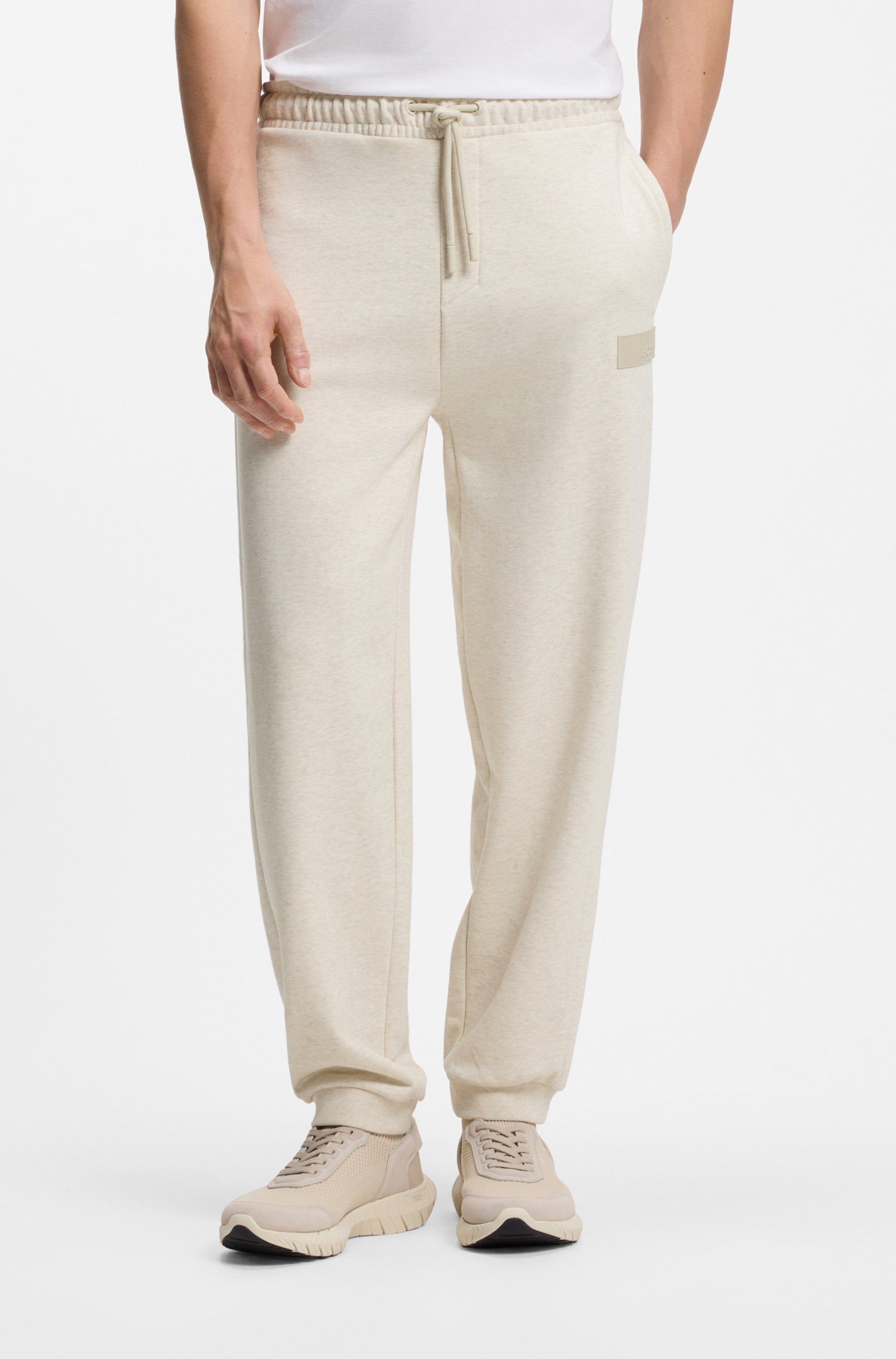 BOSS GREEN Sweathose elastischer Bund, Relaxed Fit, Baumwoll-Mix