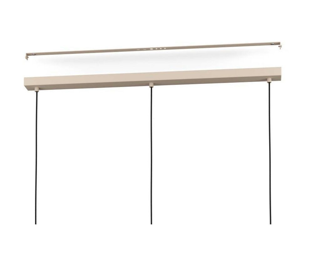 EGLO Hängeleuchte VALDIOLA Pendellampe, Stahl, IP20, E27, Esszimmerlampe, Esstischlampe, ohne Leuchtmittel, Esszimmerlampe aus Metall in Sandfarben und Messing-Gebürstet, E27