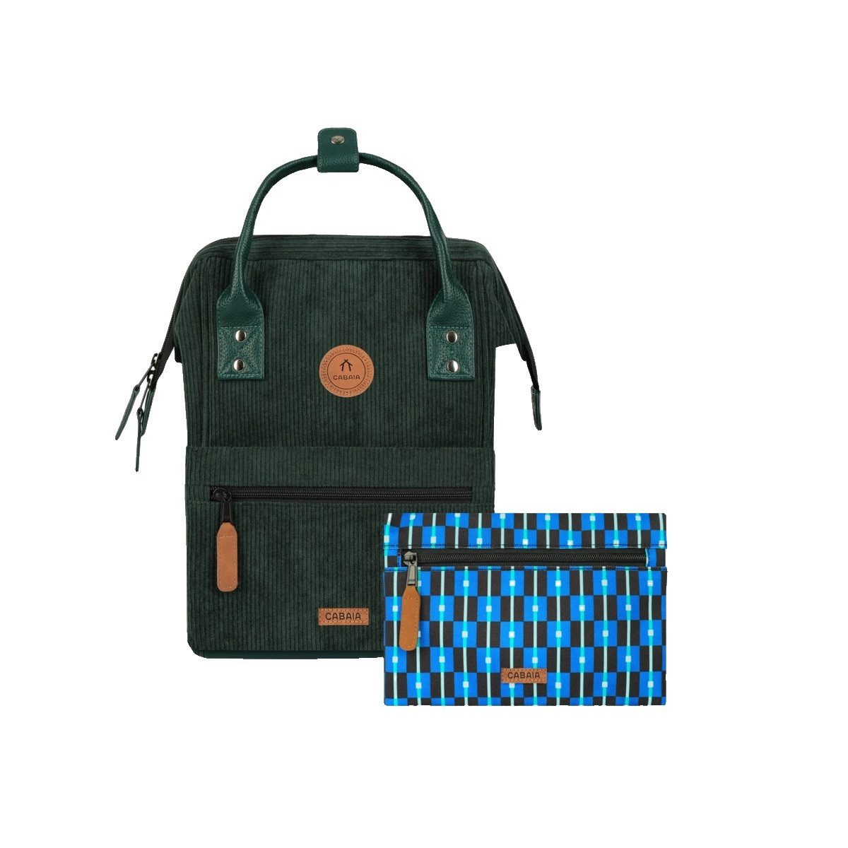 CABAIA Rucksack Bremen (kein Set), Tagesrucksack mit austauschbaren Vordertaschen