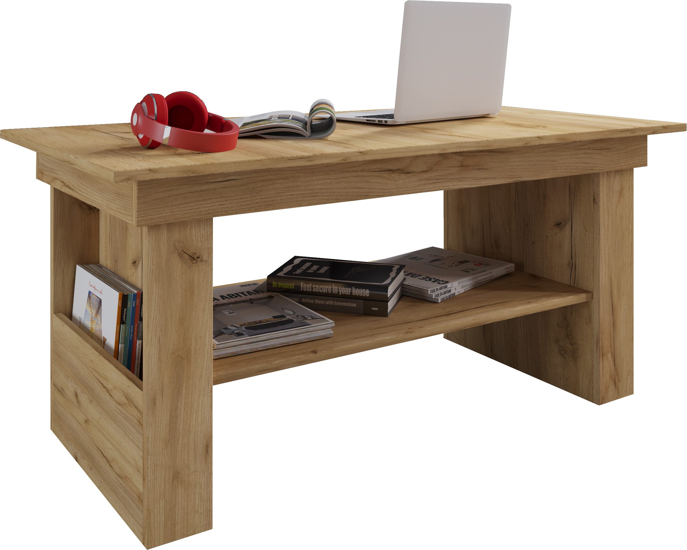 VCM Couchtisch Holz Sofatisch Couchtisch Wohnzimmertisch Kobila günstig online kaufen