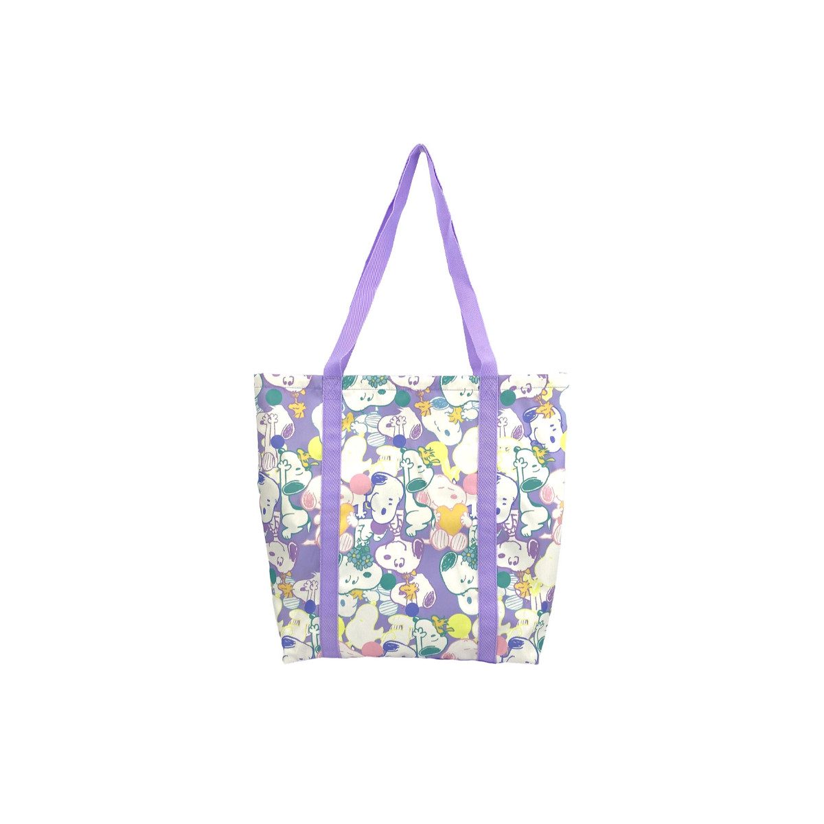 Snoopy Schultertasche Stofftasche Shopper Tragetasche mit Tasche Einkaufstasche