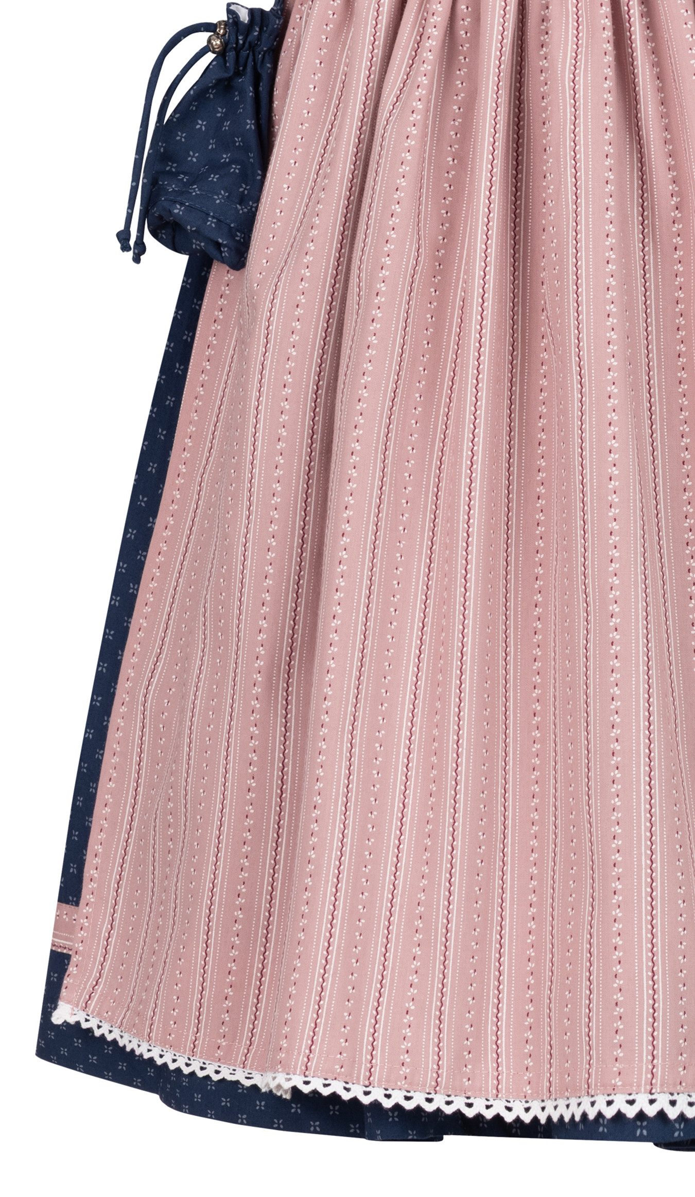 Nübler Dirndl Kinderdirndl Nabila in Blau Rosa von Nübler - Rocklänge knielang – Bild 5 von 5