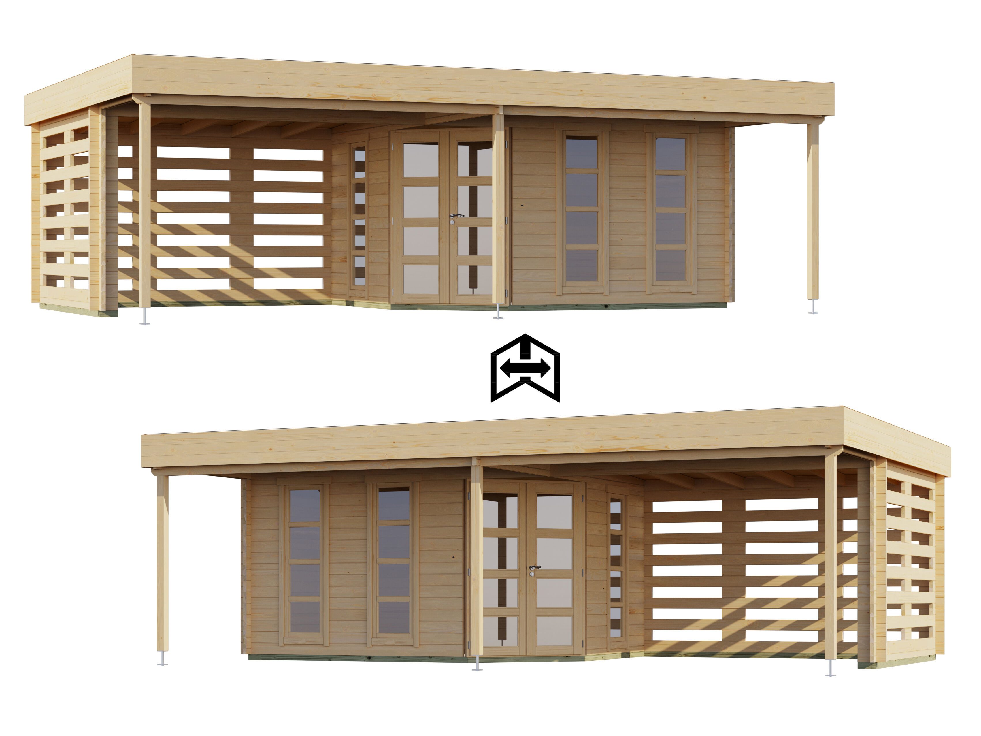 Fjordholz Gartenhaus Susan 44