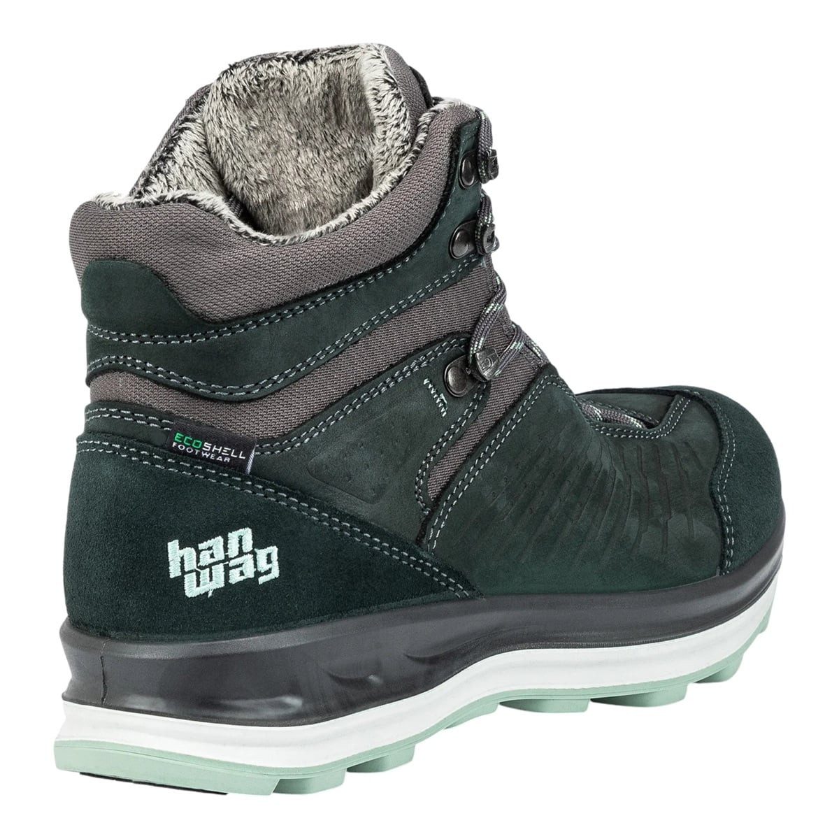 Hanwag Winter-Wanderschuhe Bluerstrait Mid ES (Nubuk- und Veloursleder) Winterstiefel