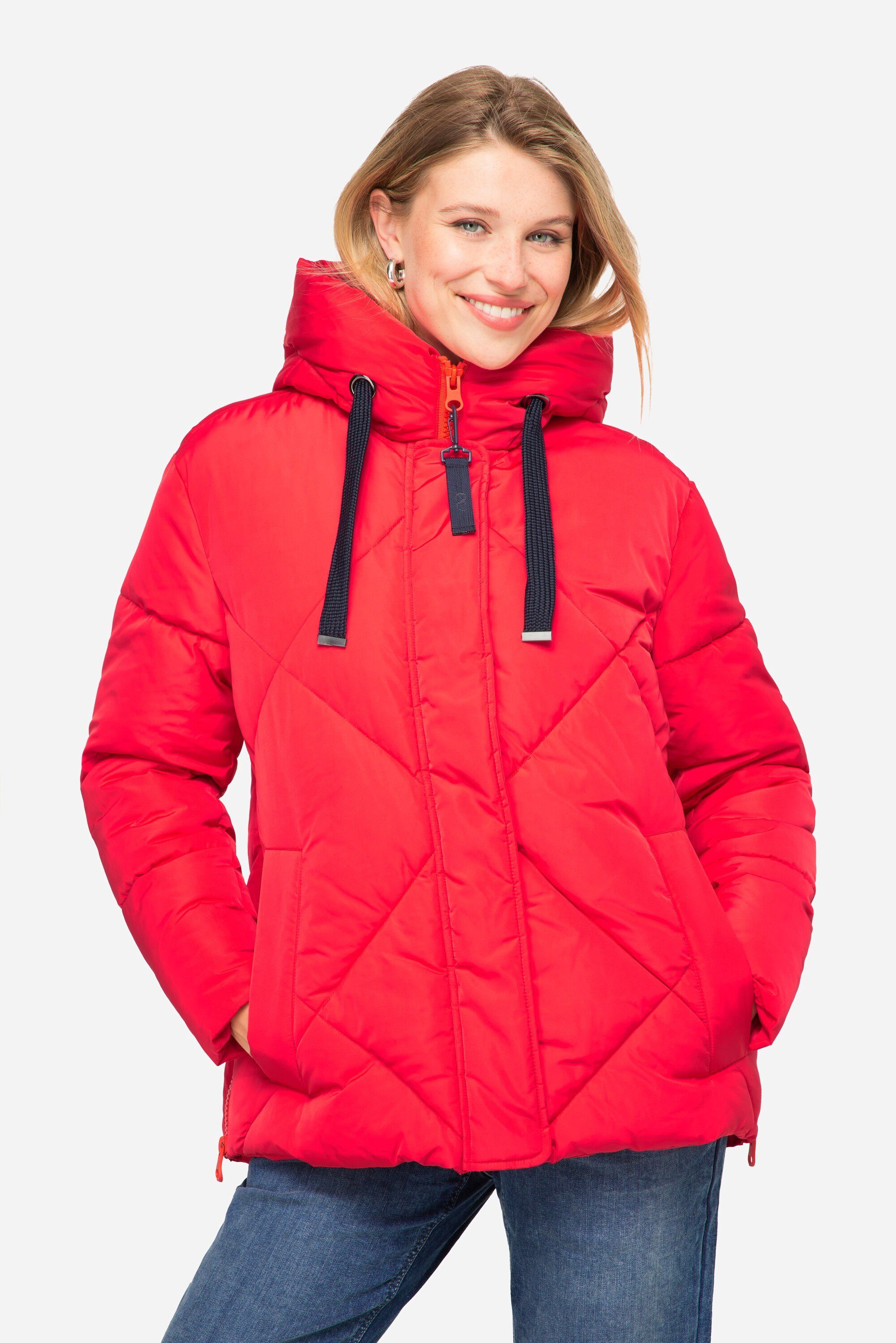 Laurasøn Steppjacke Steppjacke Laurasøn-Kapuze verdeckter Zipper