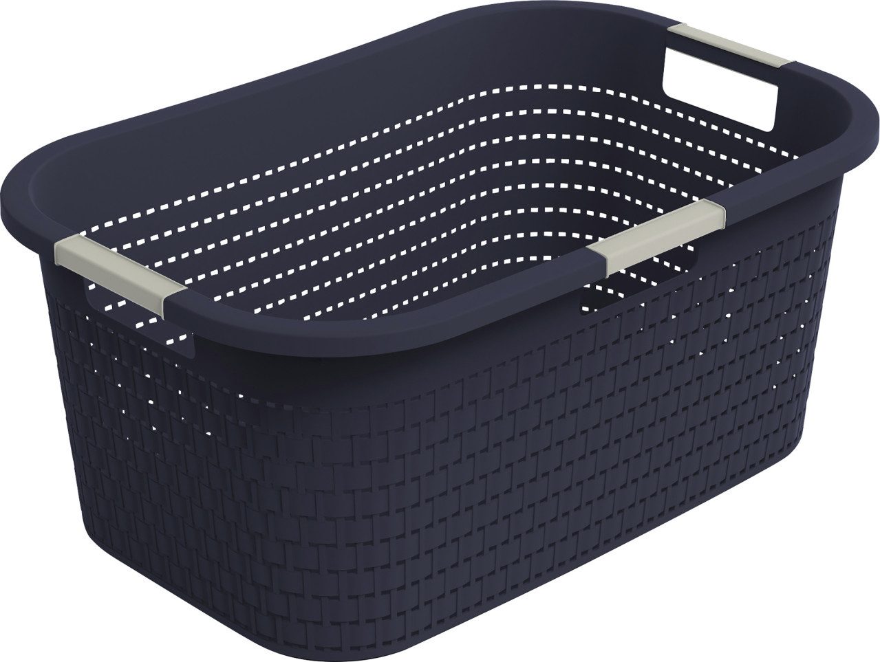 ROTHO Wäschewanne Rotho Wäschekorb Country, 40 L midnight blau günstig online kaufen