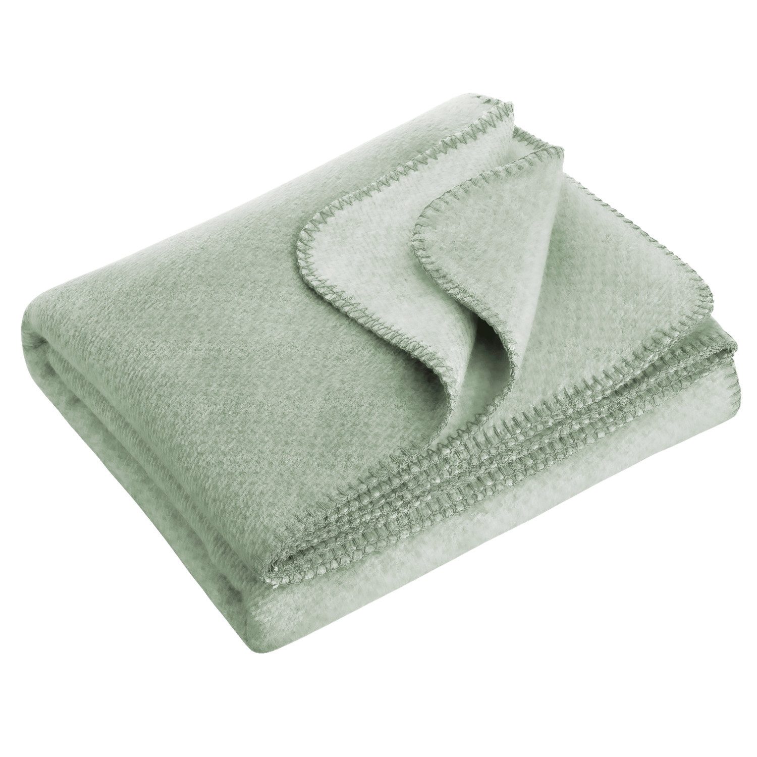 Wolldecke EMMA Premium Kuscheldecke aus 100% weicher Bio-Baumwolle in 7 Far günstig online kaufen