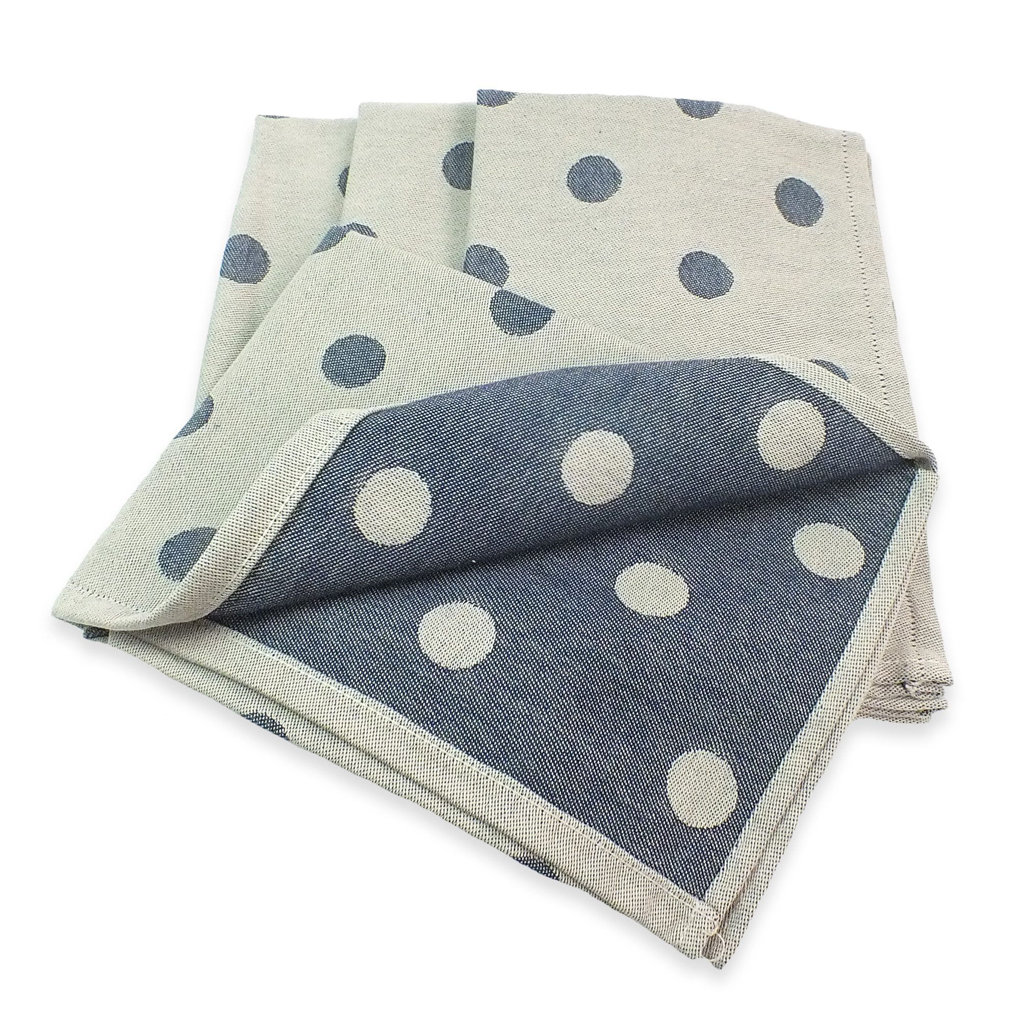 Lasa Home Geschirrtuch Spot, (Set, 4-tlg), 4er Pack Geschirrtücher (4 Stück), ca. 50 x 70 cm, Baumwolle