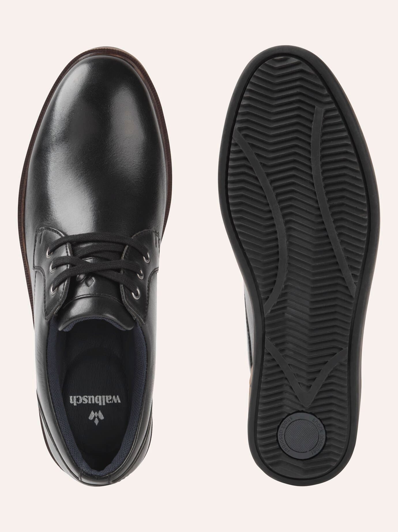 Walbusch Herren Business Schnürer wasserdicht Rindleder bequeme Weite G Schnürschuh 3-Ösen-Schnürung, Memory-Foam-Decksohle, rutschfeste TR-Sohle