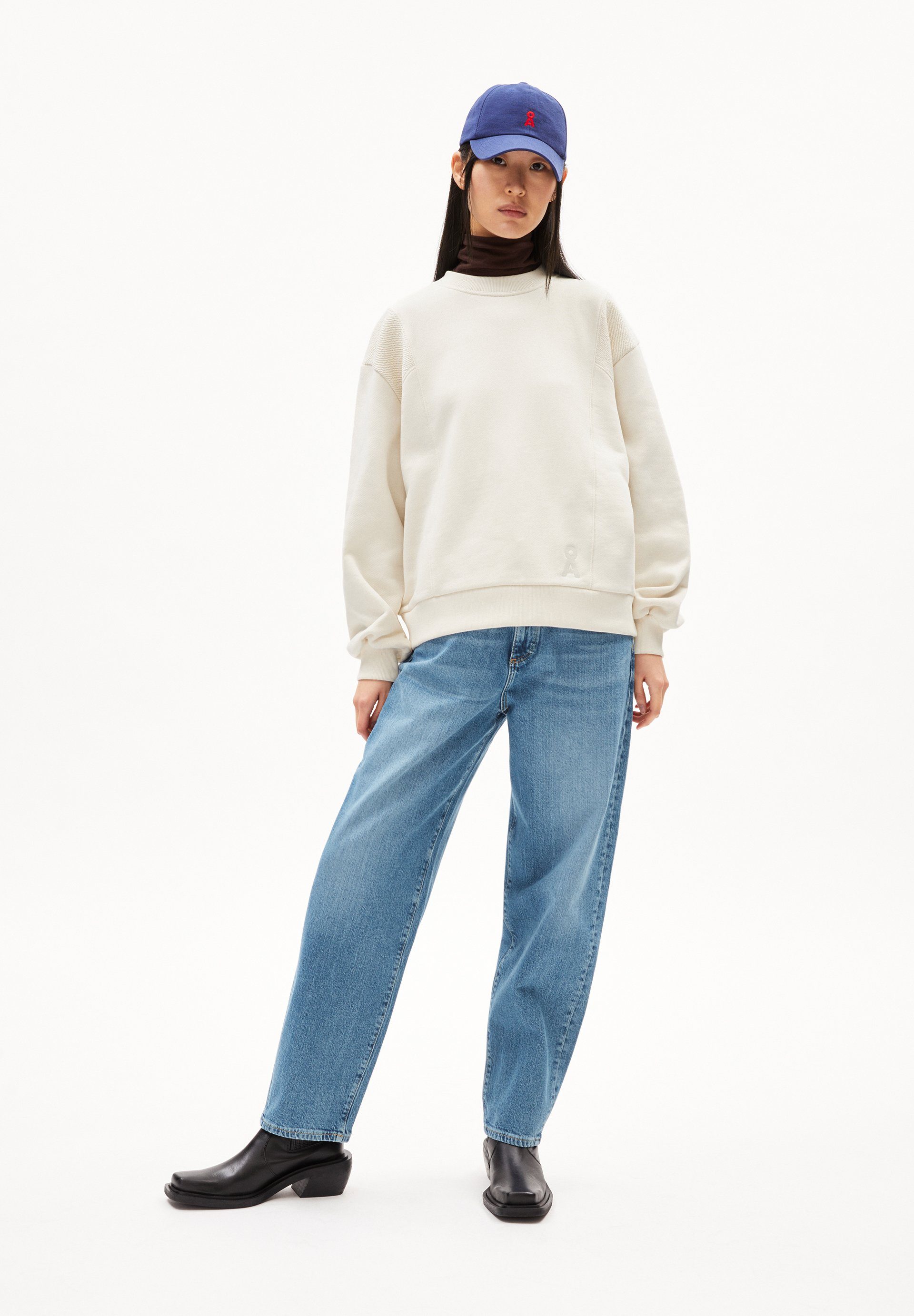 Armedangels Sweatshirt WINONAA Damen (1-tlg) undyed