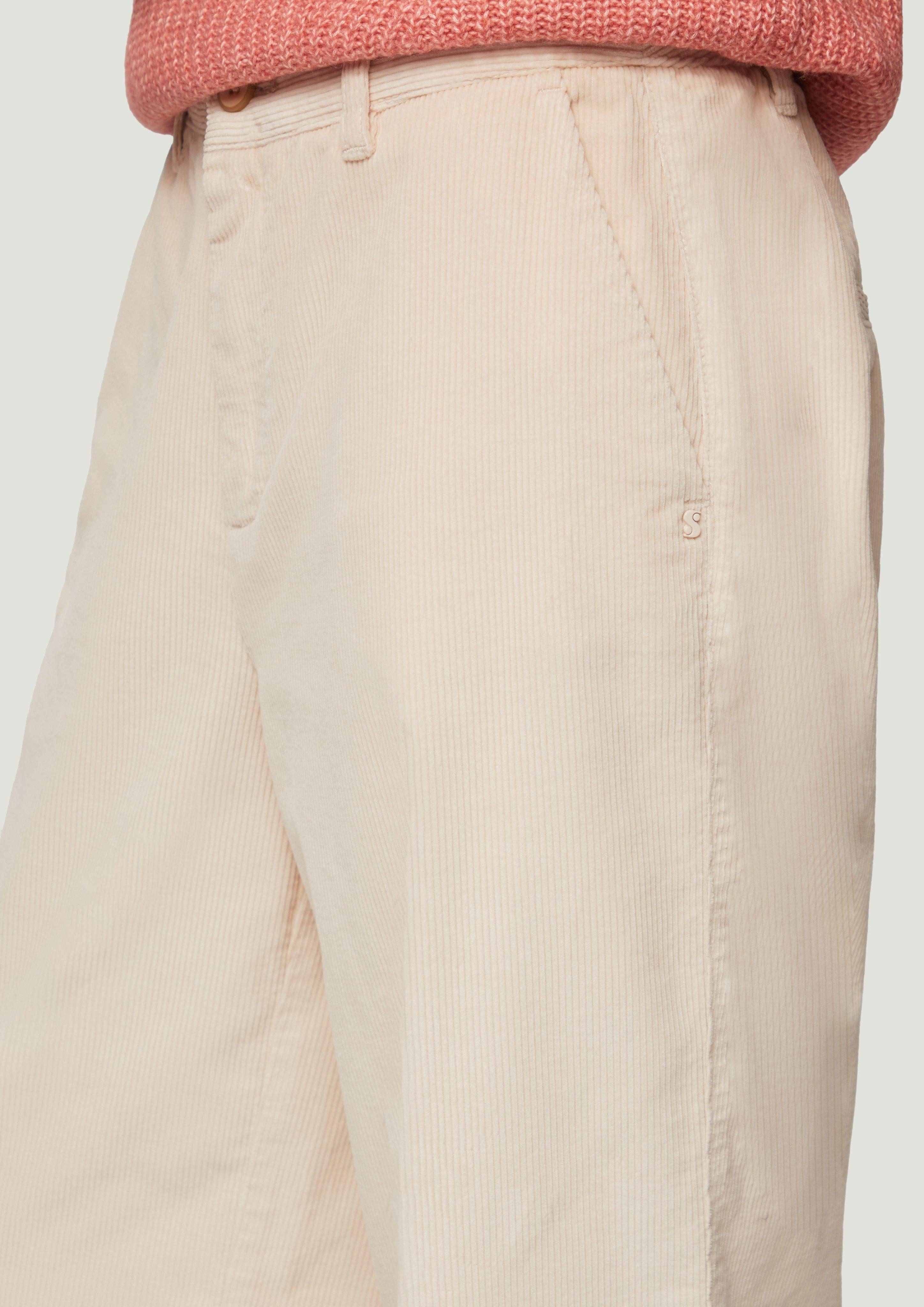 s.Oliver Stoffhose Weiche Cordhose mit Wide günstig online kaufen