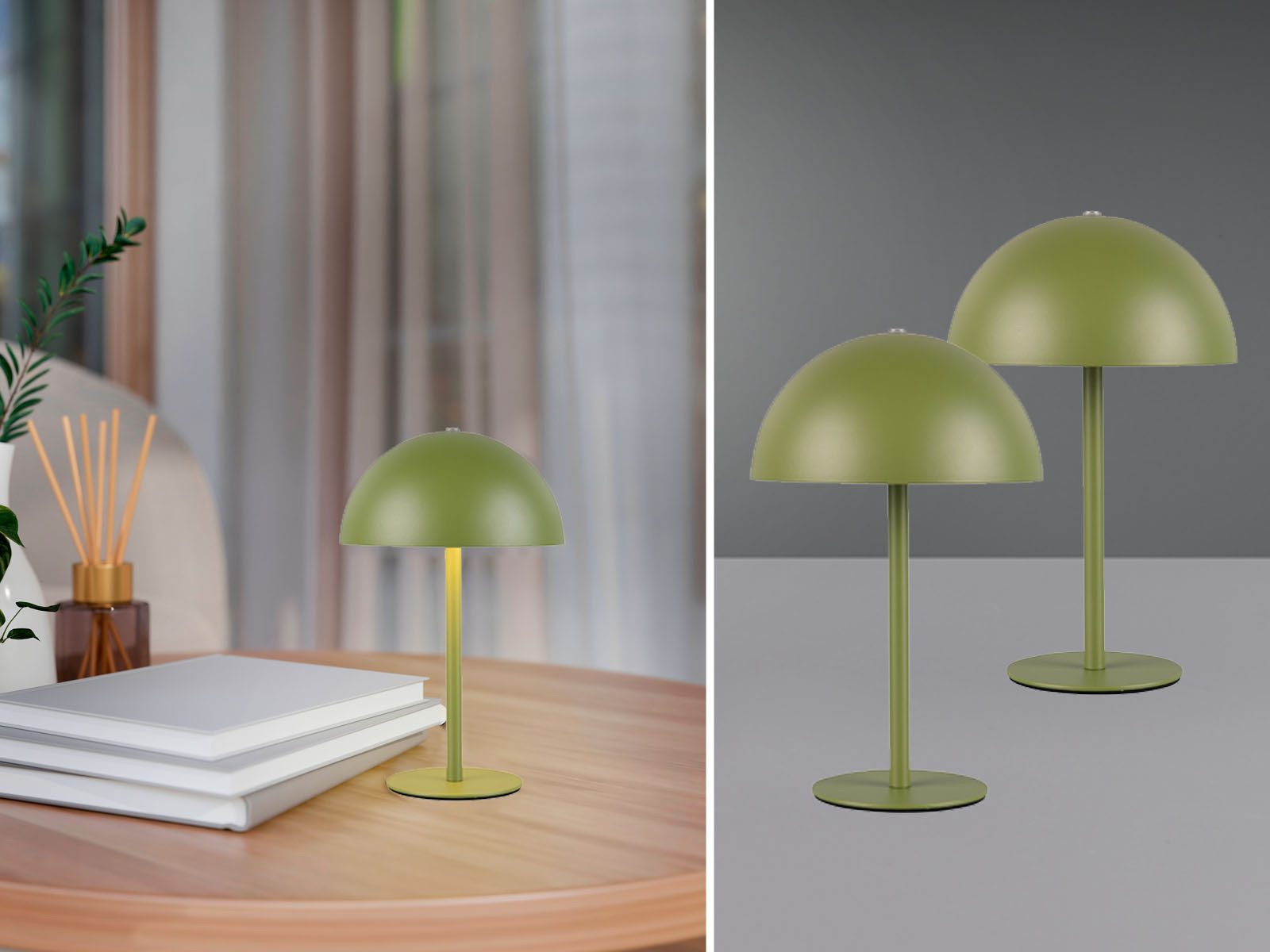 Reality Leuchten USB-Tischleuchte, 2er SET kabellos-e günstig online kaufen