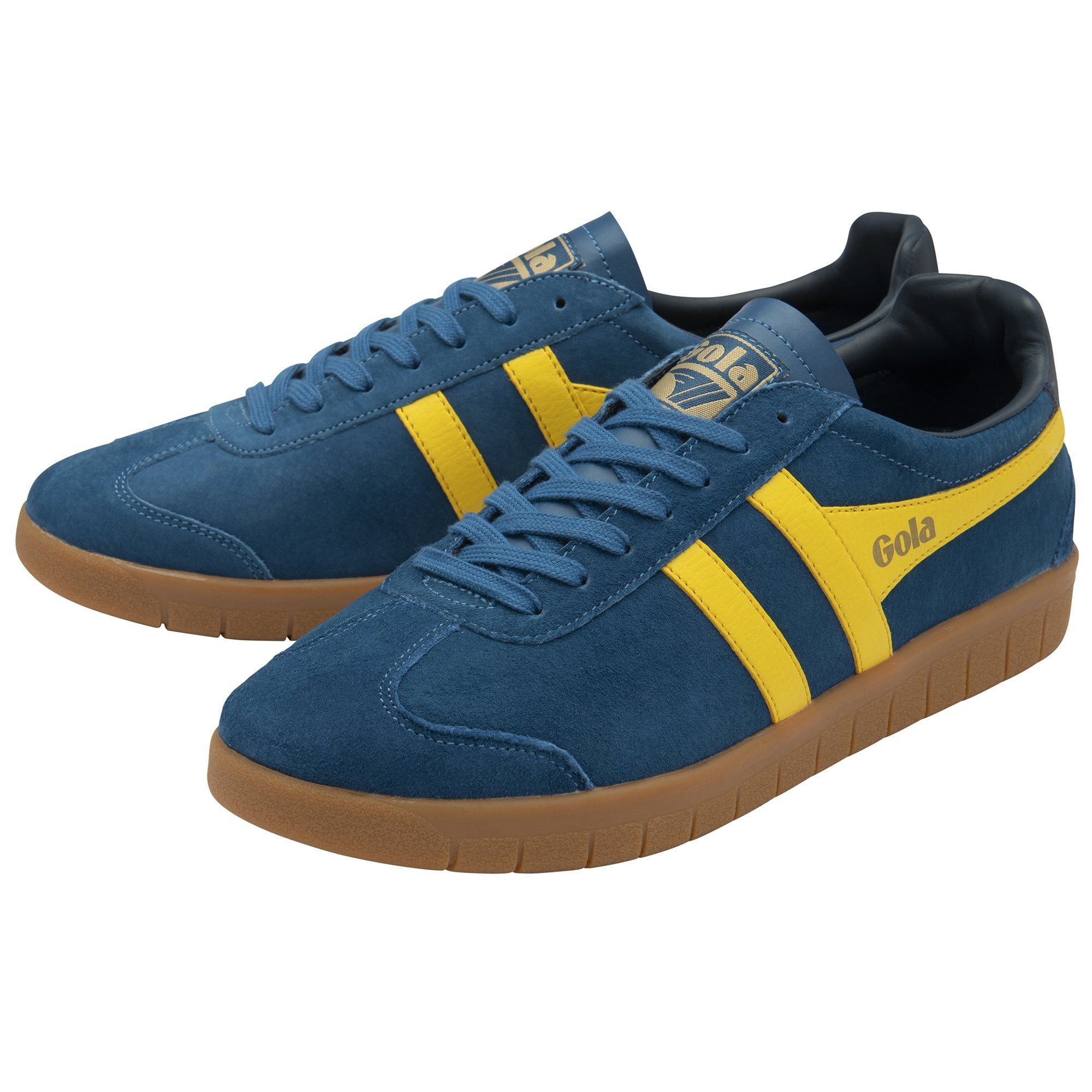 Hurricane Suede dunkelblau/gelb Herren Sneaker