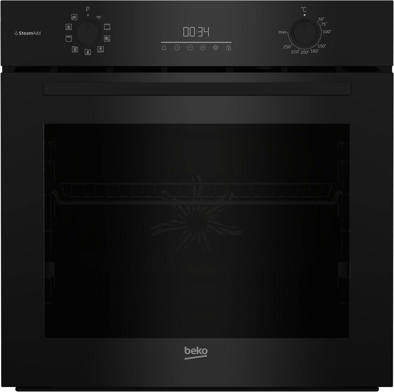 BEKO Einbaubackofen BCBIS17300B, mit 1-fach-Teleskopauszug