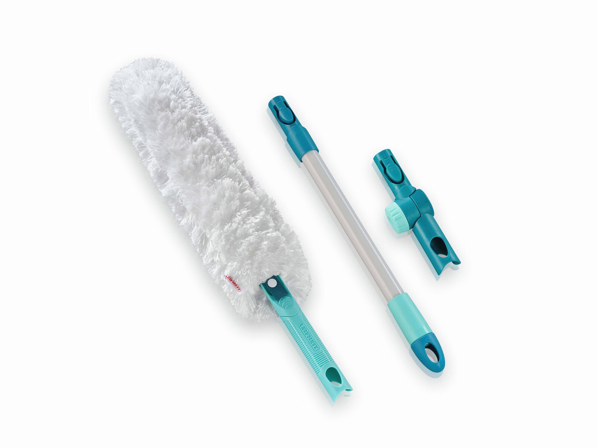 Leifheit Staubwischer Set SUPERDUSTER XL Pro Reach (4-St), langlebig, Click-System, ideal für Reinigung höherer Stellen