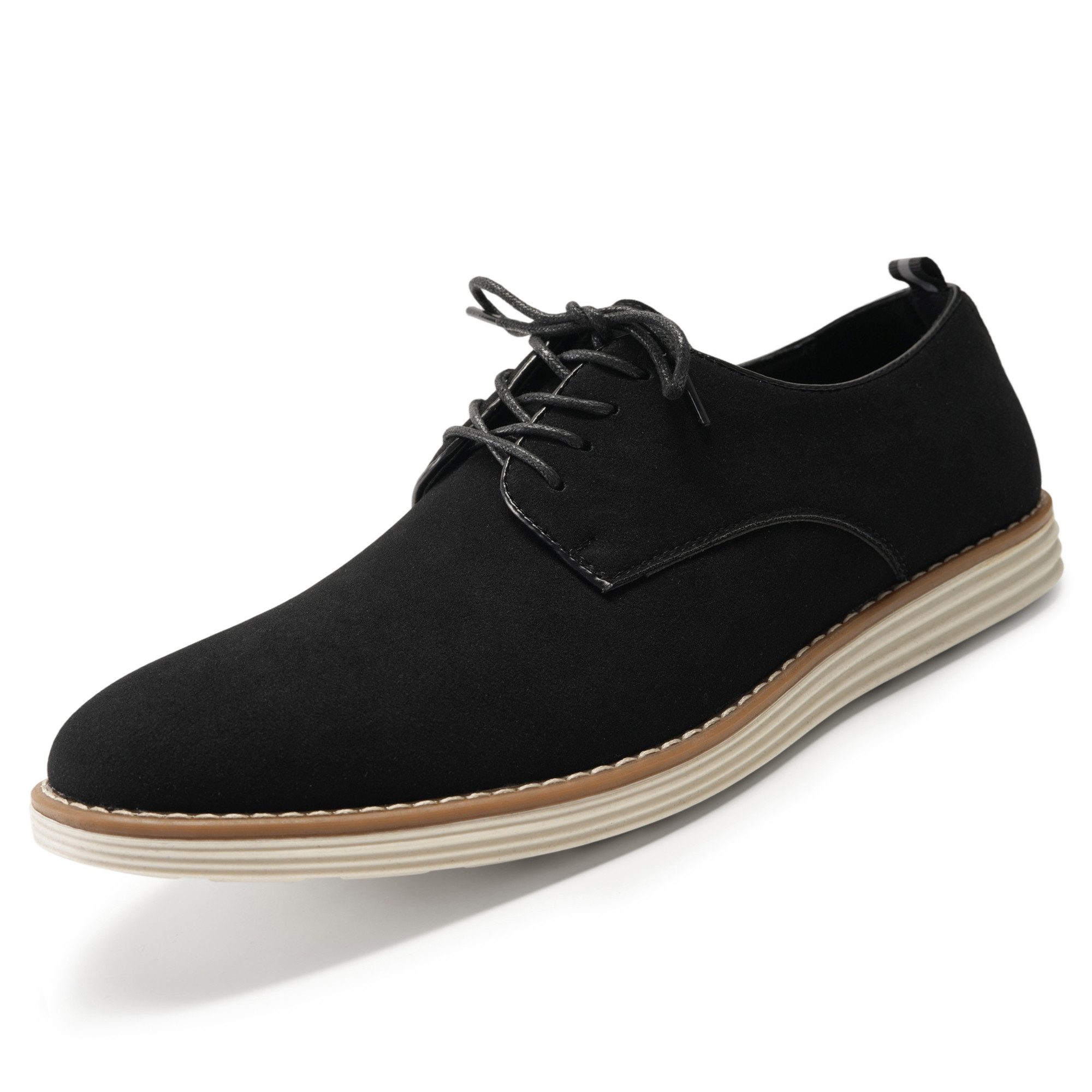 Allthemen Schnürschuh mit schlichten Ziernähten Freizeitschuh Herren lässige Businessschuhe