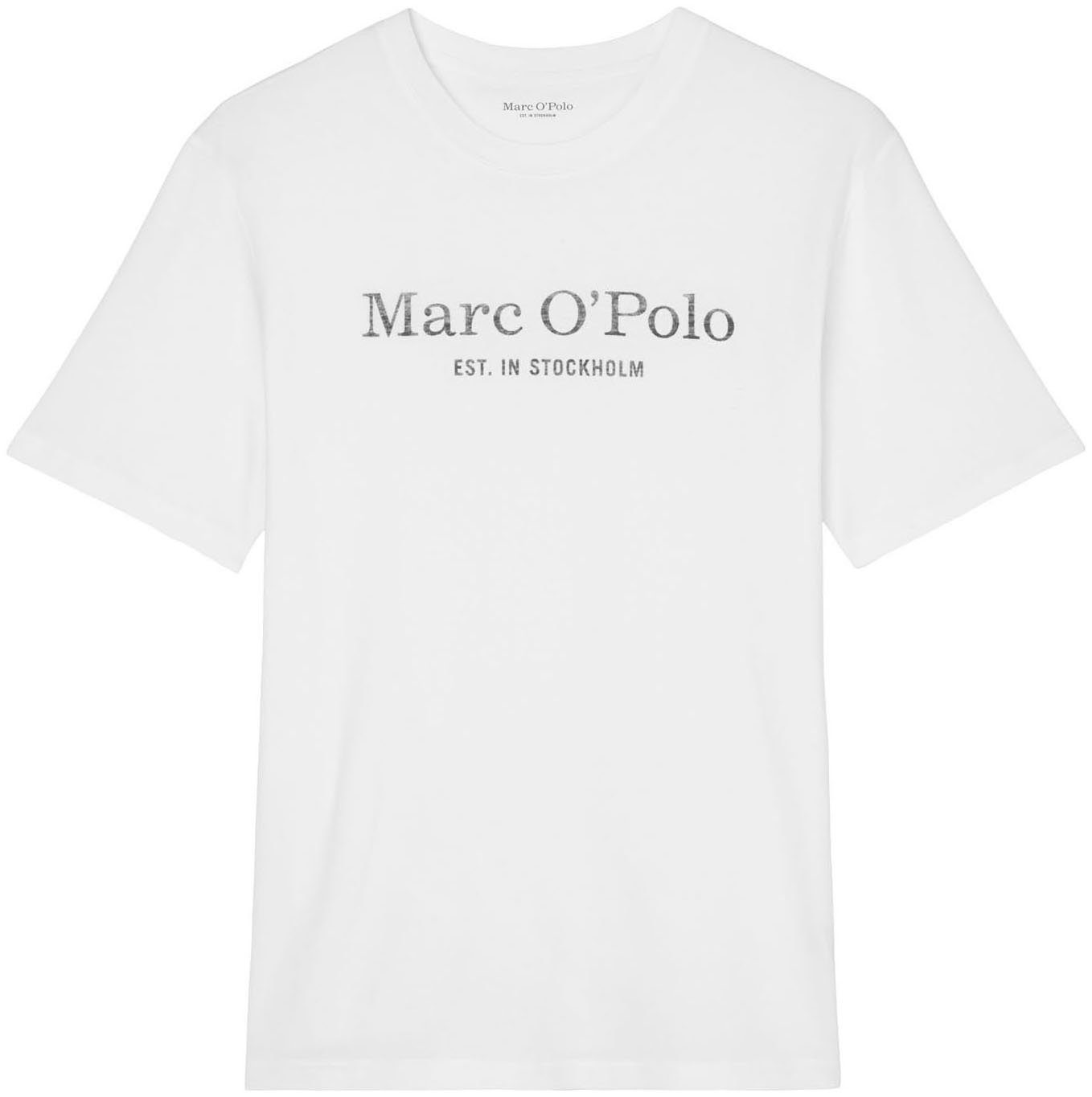 weiß Logo-T-Shirt T-Shirt klassisches Marc O'Polo