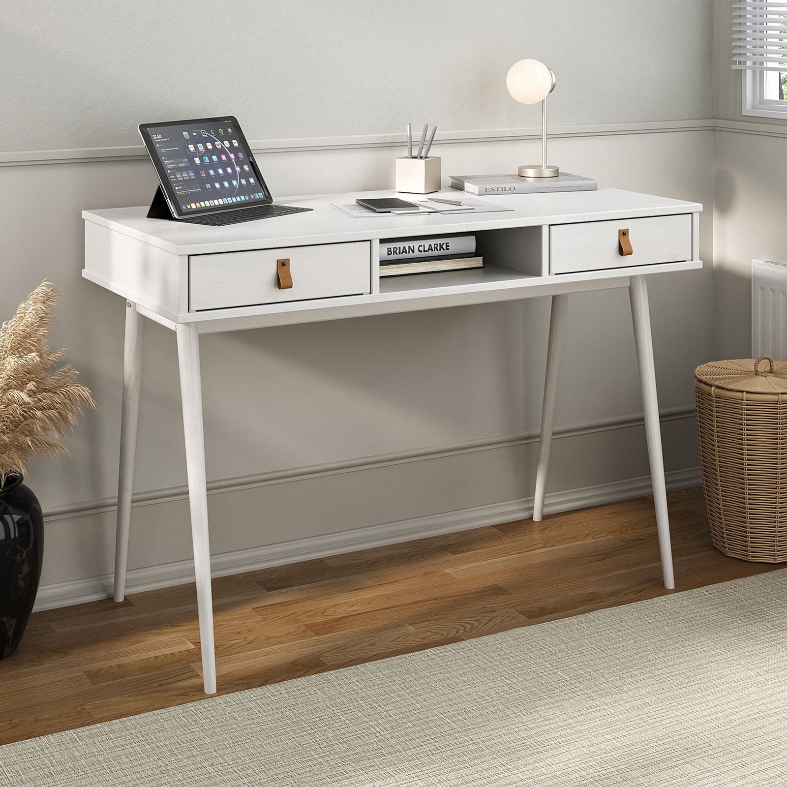 IDIMEX Schreibtisch KIM, moderner Bürotisch mit 2 Schubladen und Ablage aus günstig online kaufen