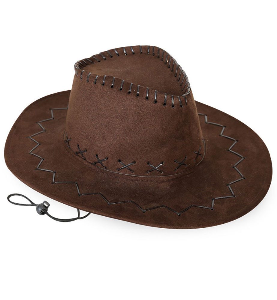 Fries Kostüm Cowboyhut braun