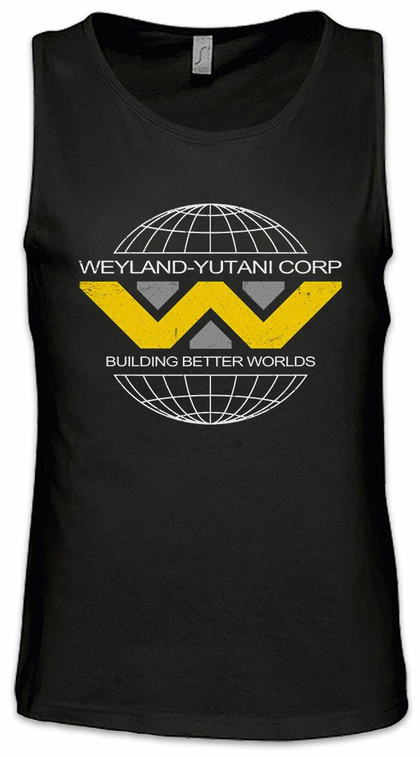 Urban Backwoods Tanktop Weyland Yutani II Ärmelloses T-Shirt Corp Corporatin Alien Ripley Kult Prometheus Nostrome Romulus