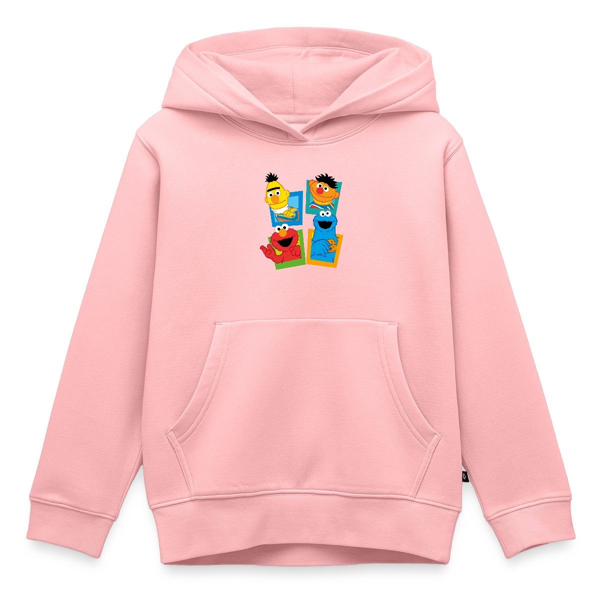 Hoodie Sesamstraße Kacheln Ernie und Bert Kinder Premium Hoodie