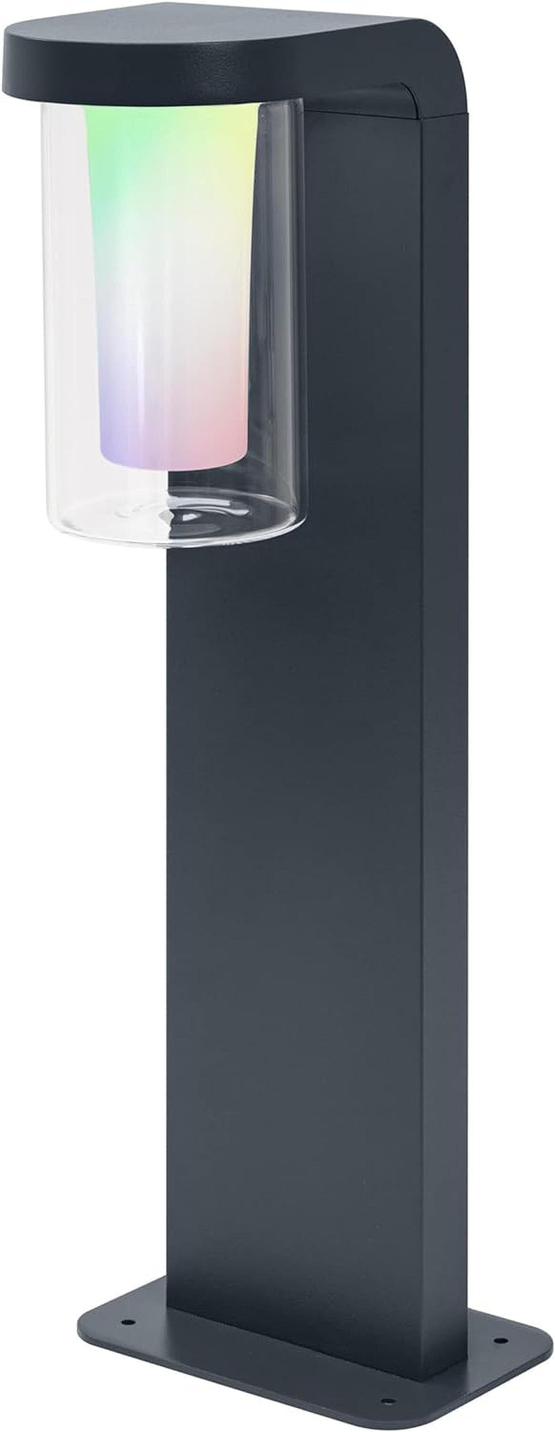 Ledvance LED Gartenleuchte SMART+ RGB LED Außenleuchte WiFi Wegeleuchte 50cm Dimmbar Alexa Google, LED fest integriert, Mehrfarbig, Warmweiß, Dimmer, Energiesparend, RGB, Wasserdicht, Wasserfest, Wetterfest