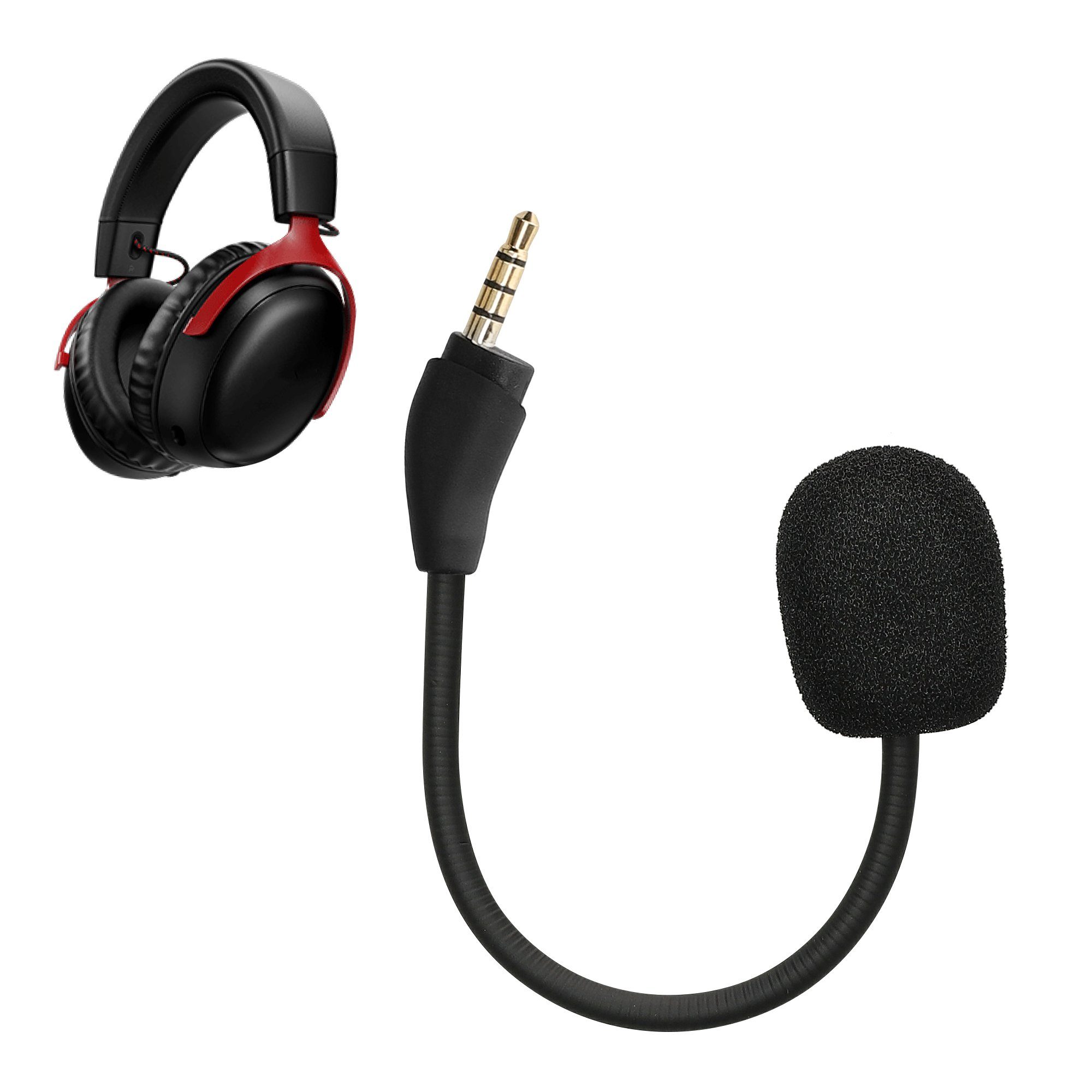 kwmobile Ersatz Kopfhörer Mikrofon für Kingston HyperX Cloud III Gaming-Headset Zubehör (Headset Microphone) von kwmobile