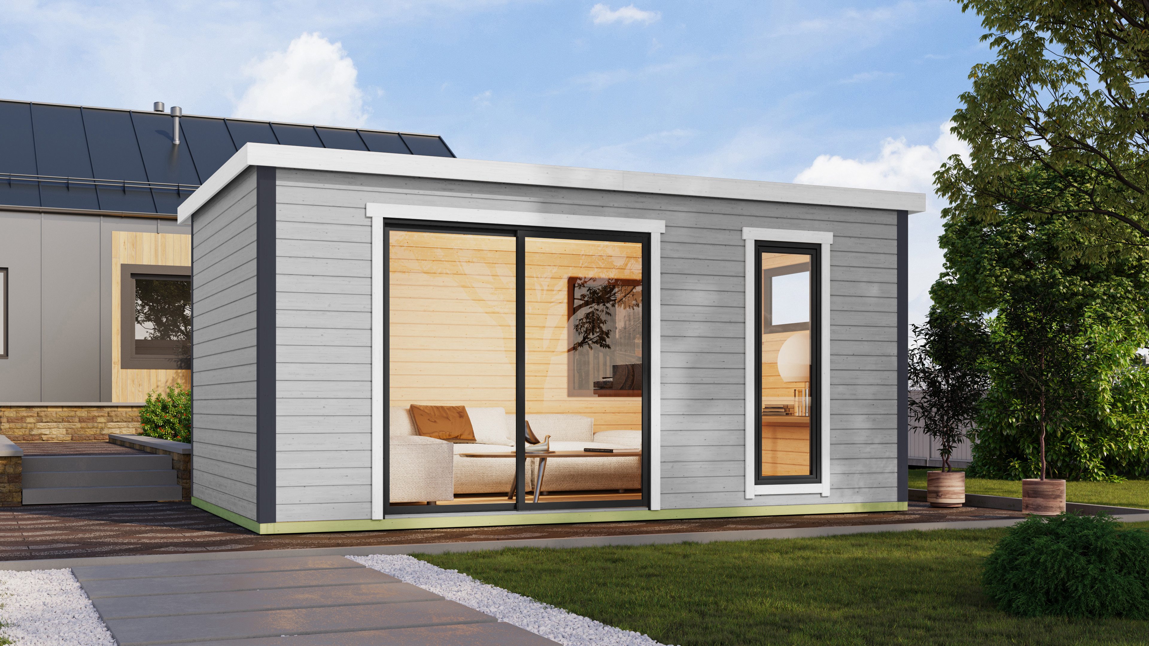 Nordic Holz Gartenhaus AUSTIN 7, BxT: 525,2x315,2 cm