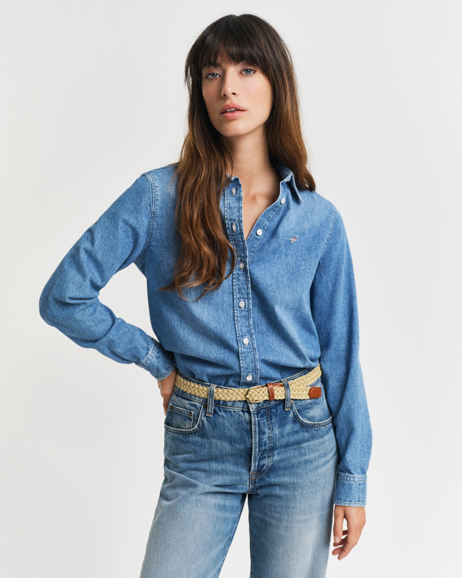 Jeansbluse REG DENIM SHIRT
