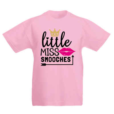 G-graphics T-Shirt Little miss Smooches Kinder T-Shirt, mit Spruch / Sprüche / Print / Aufdruck