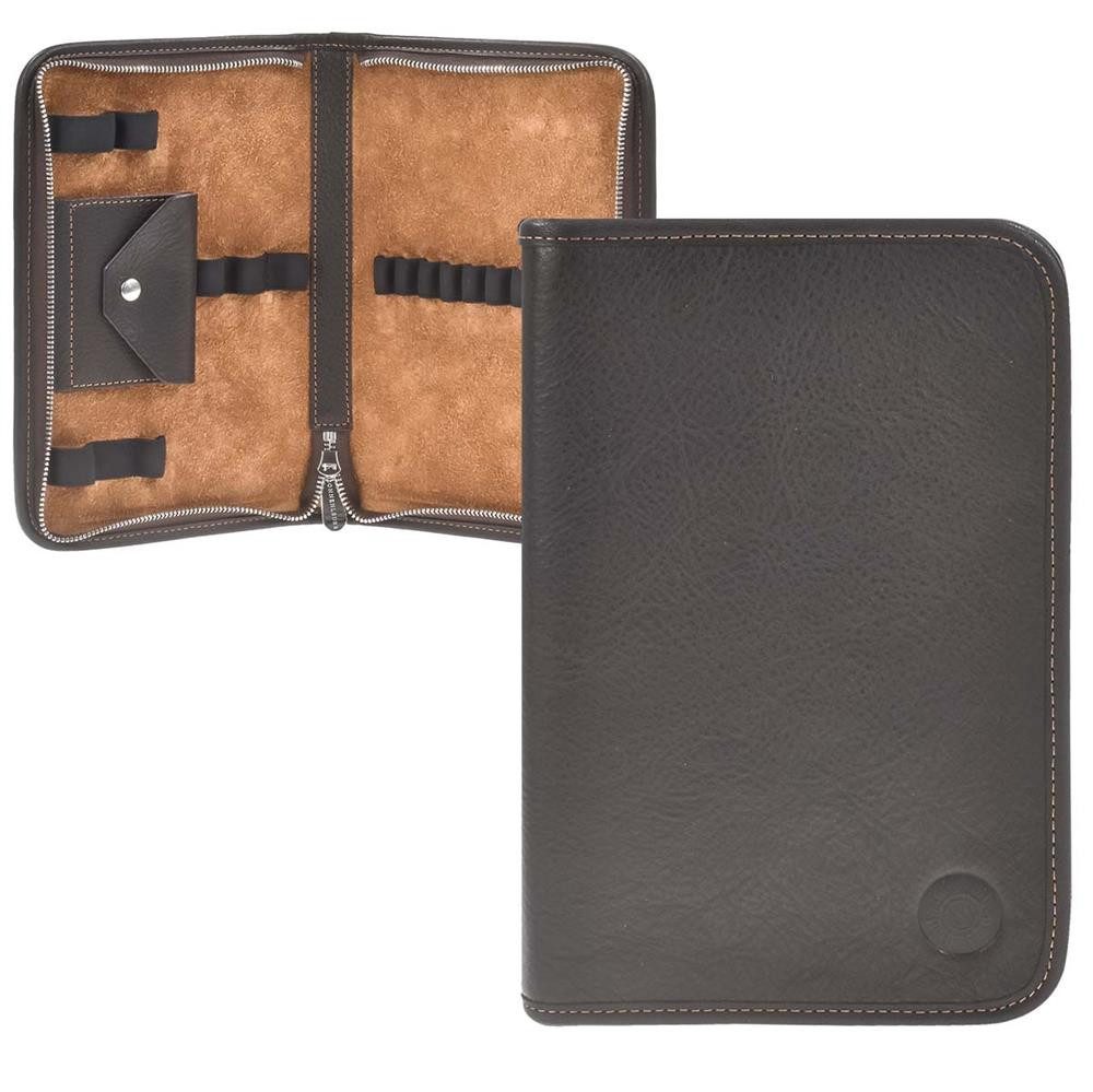 Sonnenleder Schreibgeräteetui Nowak, Stiftetui, Federtasche, süddeutsches Rindleder