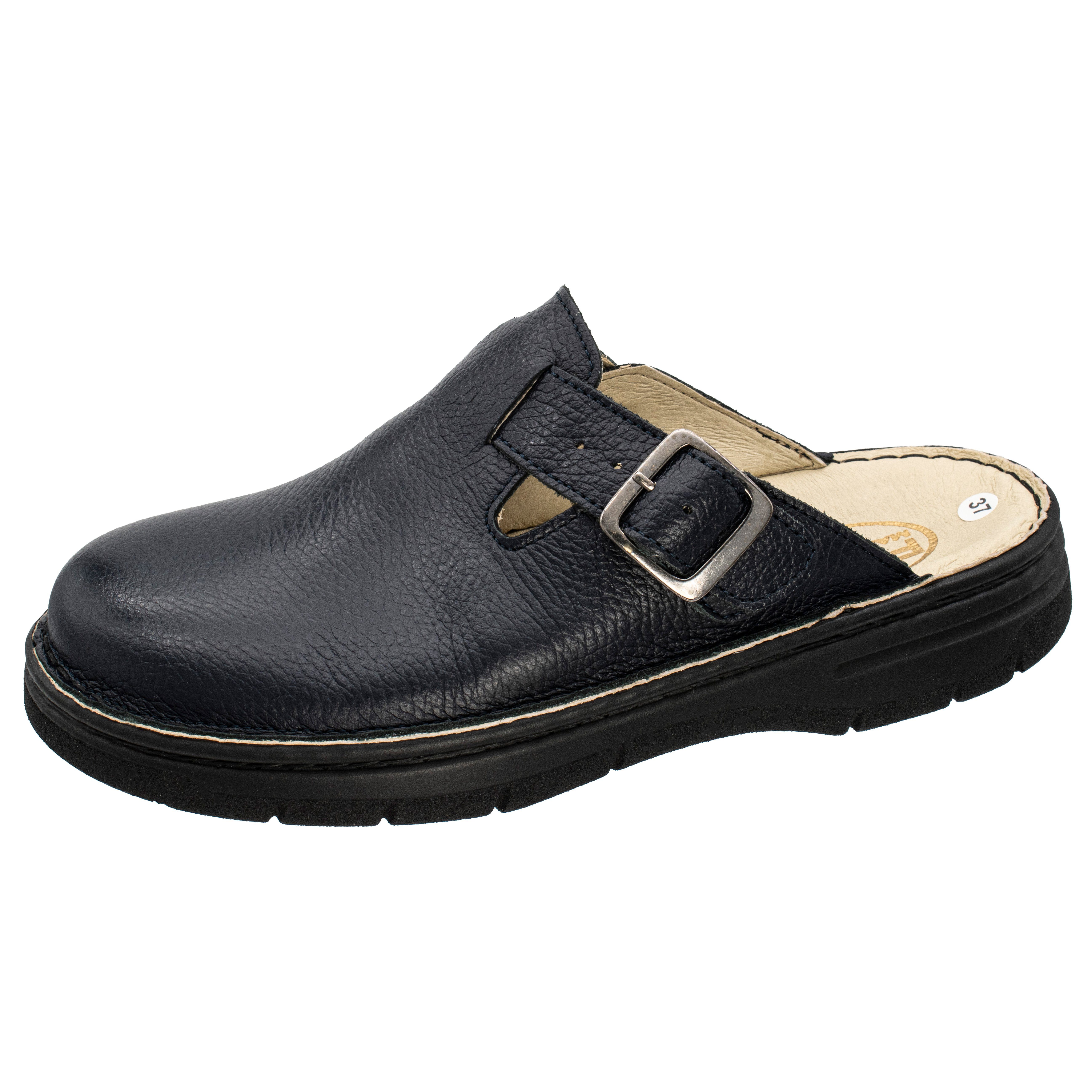 Fischer-Markenschuh Sina Pantolette aus Nappaleder, gepolstertes Lederfußbe günstig online kaufen