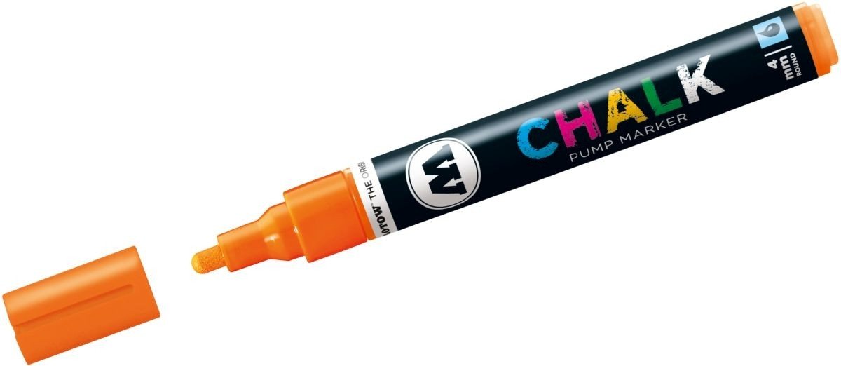 Thumbnail - MOLOTOW Filzstift Windowmarker Pump Marker Chalk nachfüllbar 4mm neonorange