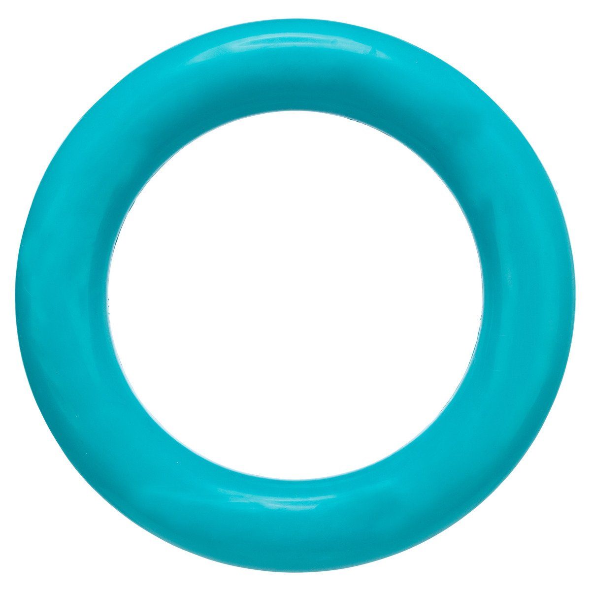 TRIXIE Spielknochen Ring, Naturgummi, Durchmesser: 15 cm / Farbe: petrol